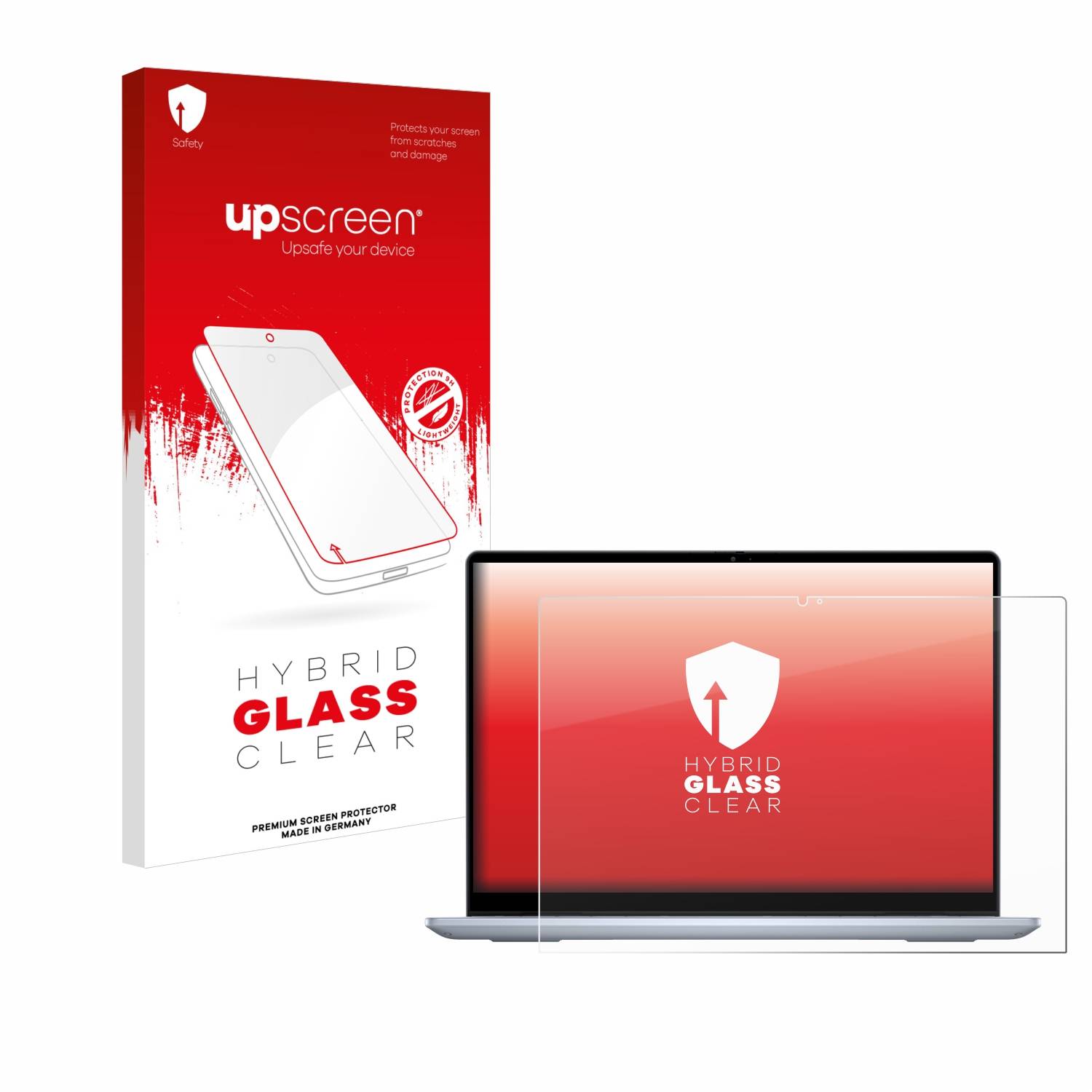 upscreen Hybrid Glas Panzer-Folie für Dell Inspiron 14 7445 2-in-1