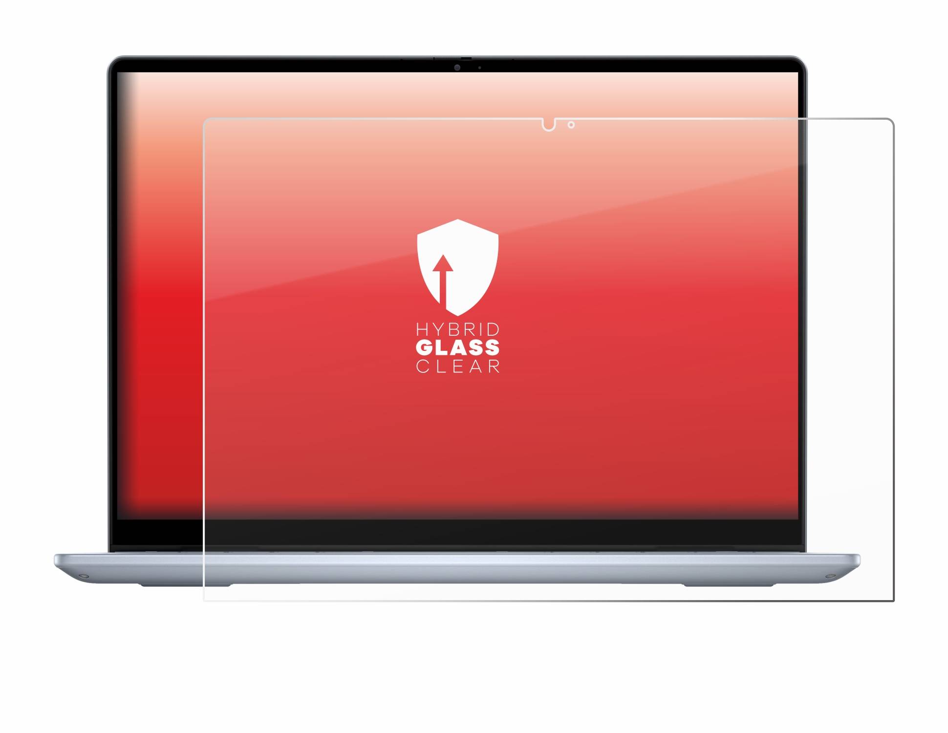 upscreen Hybrid Glas Panzer-Folie für Dell Inspiron 14 7445 2-in-1
