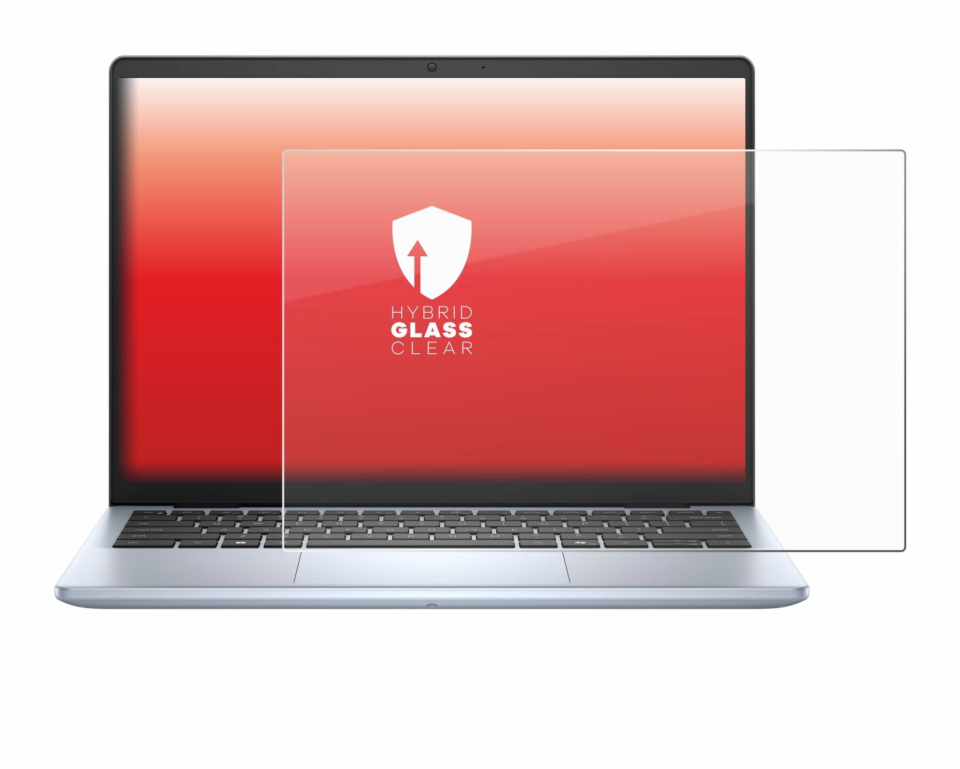 upscreen Hybrid Glas Panzer-Folie für Dell Inspiron 14 5440 Laptop