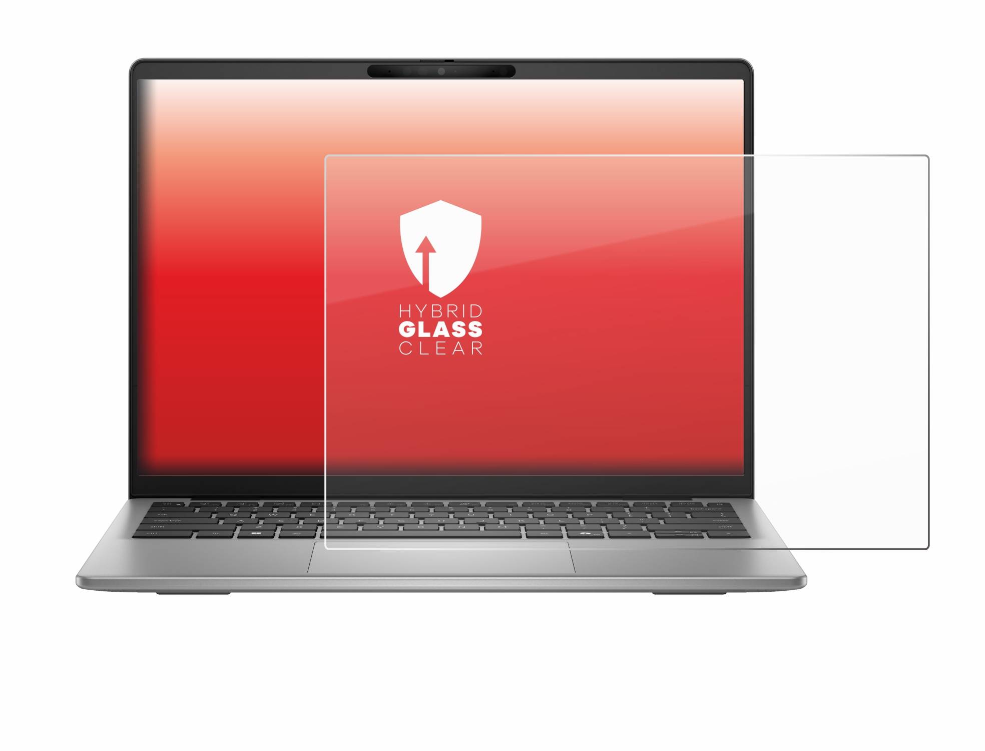 upscreen Hybrid Glas Panzer-Folie für Dell Inspiron 14 5441 Laptop