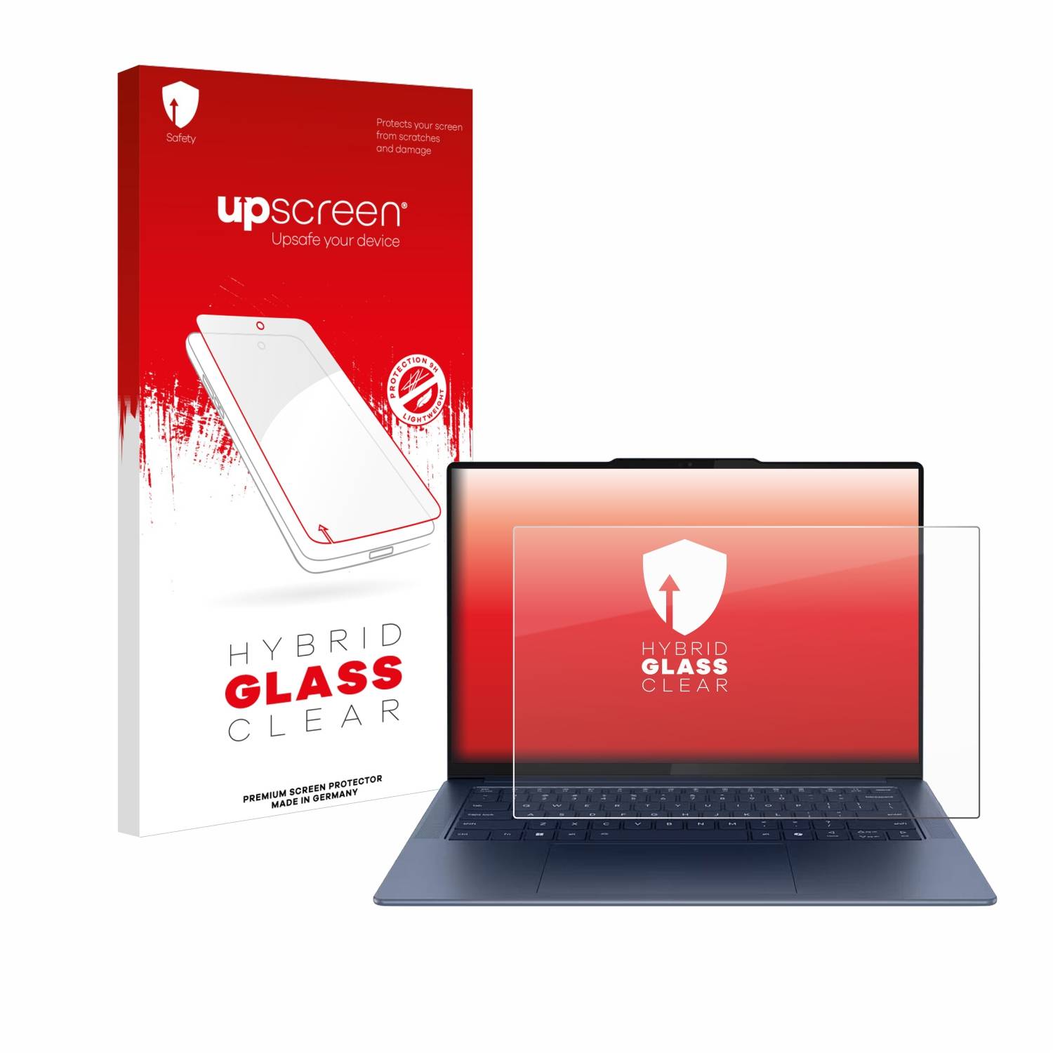 upscreen Hybrid Glas Panzer-Folie für Lenovo Yoga Slim 7 Gen 9 14
