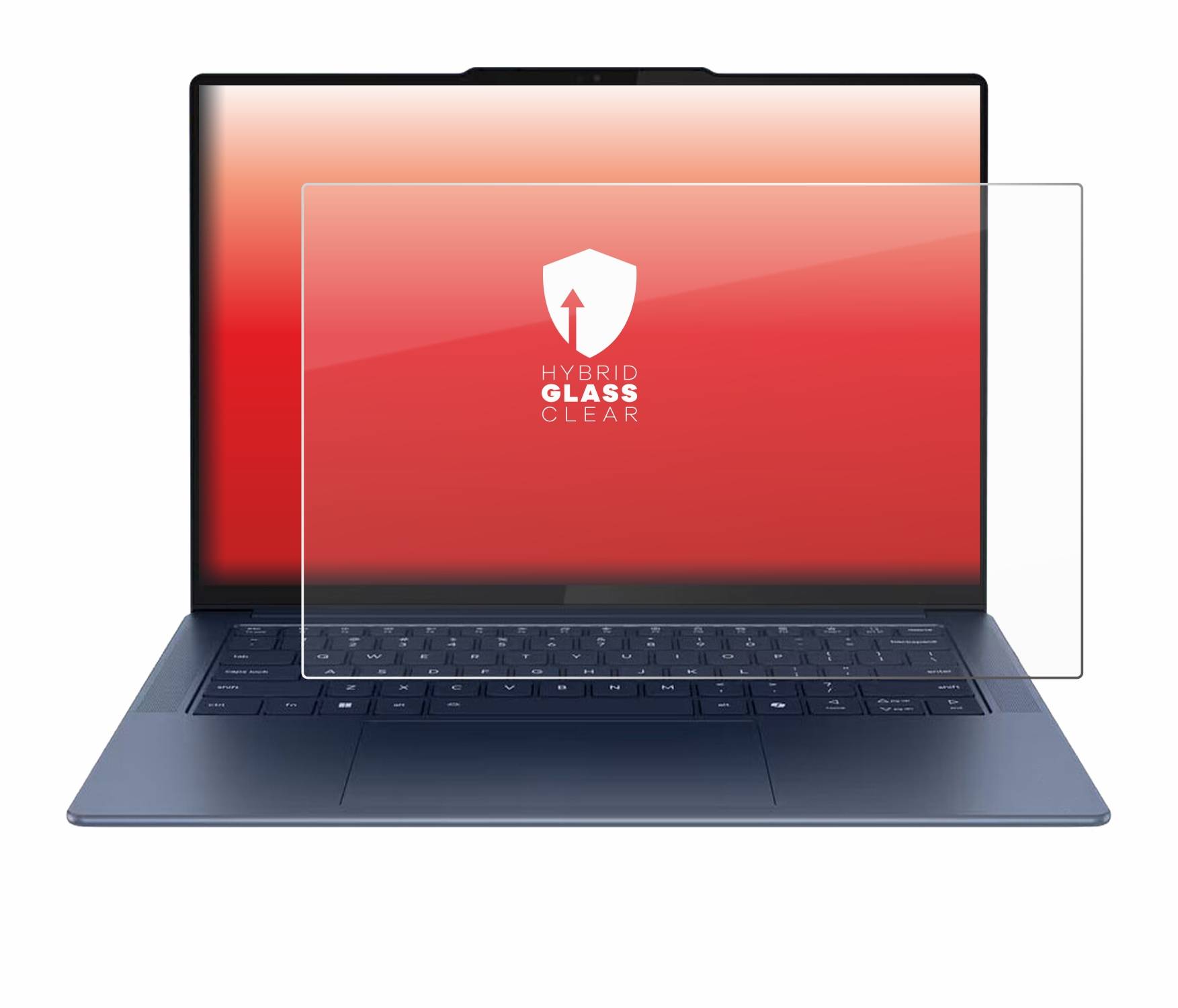 upscreen Hybrid Glas Panzer-Folie für Lenovo Yoga Slim 7 Gen 9 14