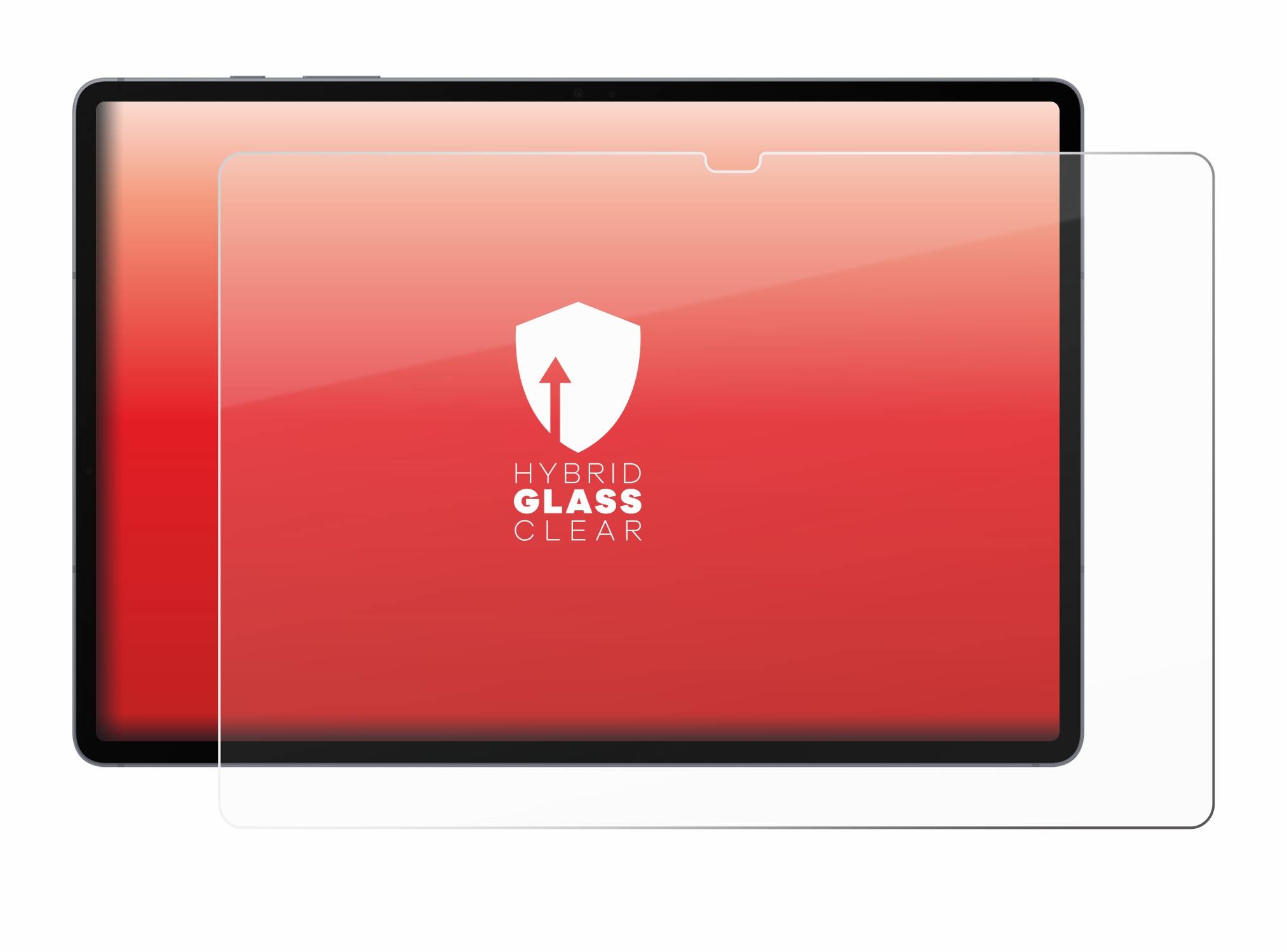 upscreen Hybrid Glas Panzer-Folie für Samsung Galaxy Tab S10 Plus 5G