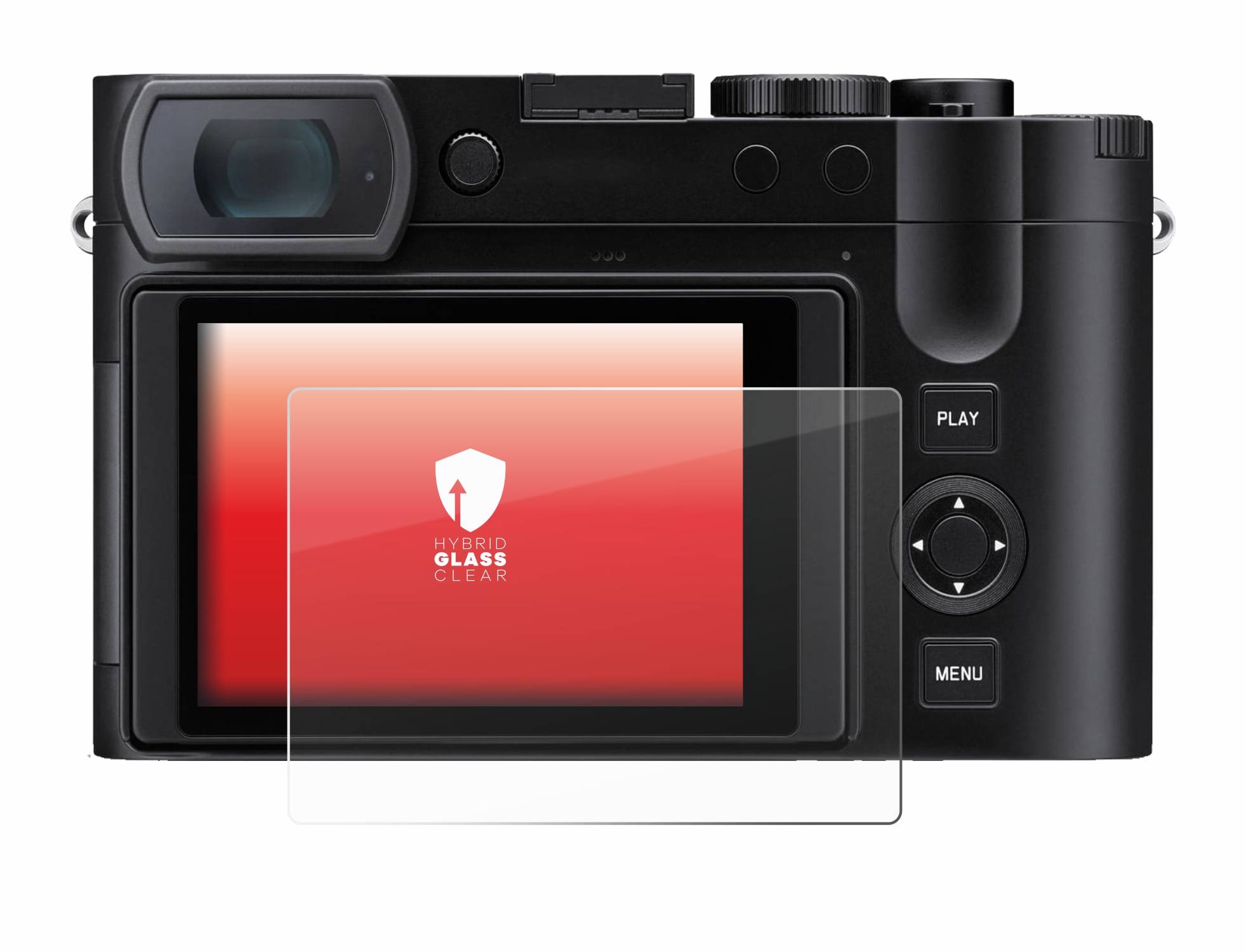 upscreen Hybrid Glas Panzer-Folie für Leica Q3 43