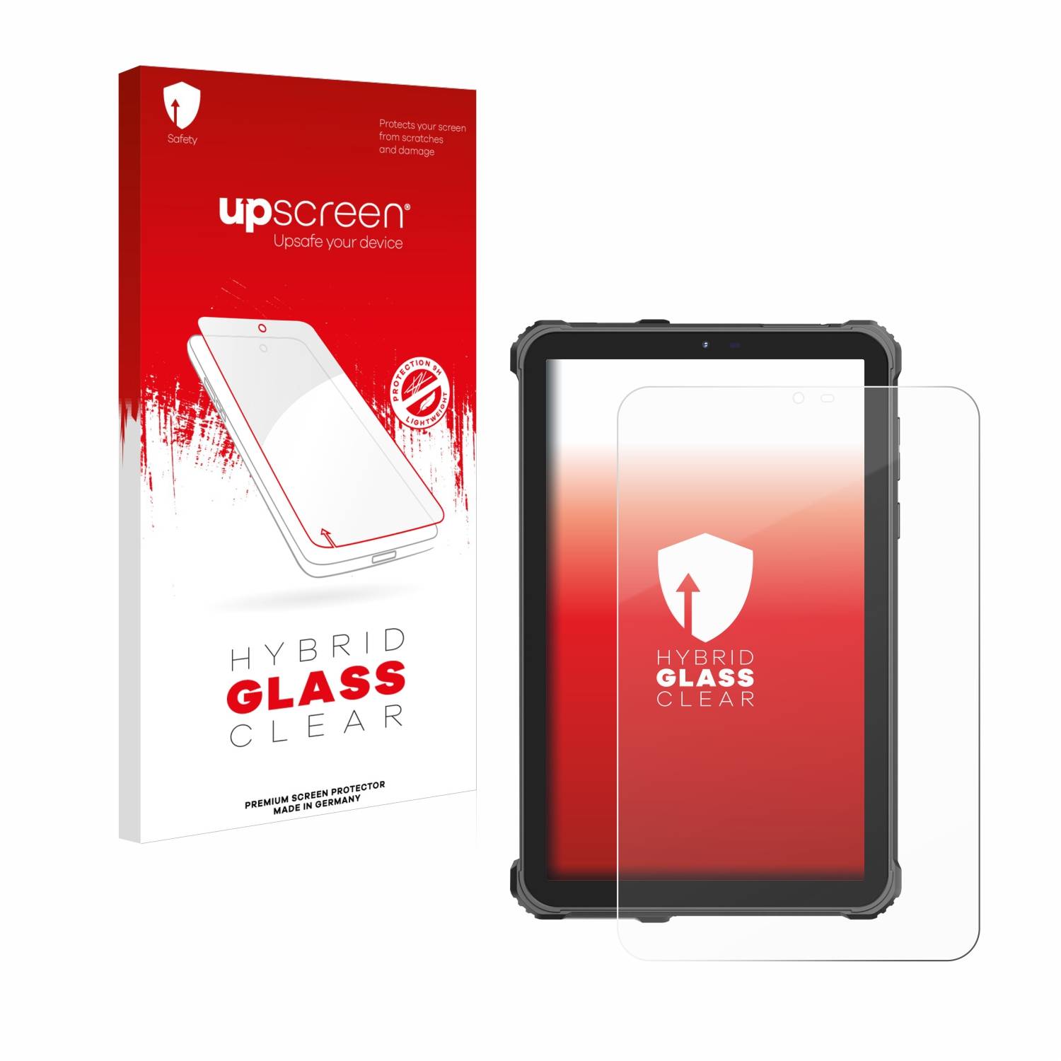 upscreen Hybrid Glas Panzer-Folie für Oukitel RT3 Pro