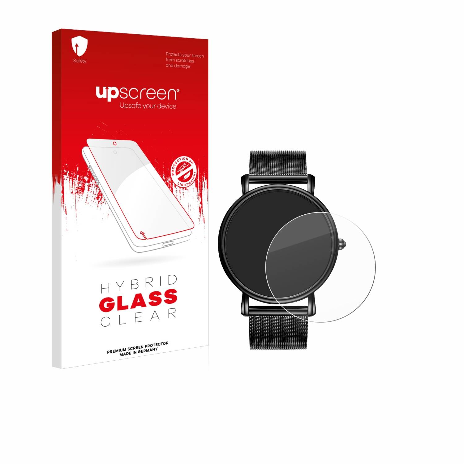upscreen Hybrid Glas Panzer-Folie für Burei BS0007-QQQHH