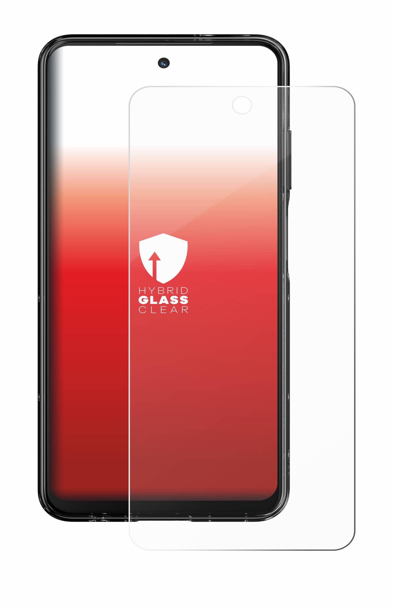 upscreen Hybrid Glas Panzer-Folie für HMD Fusion