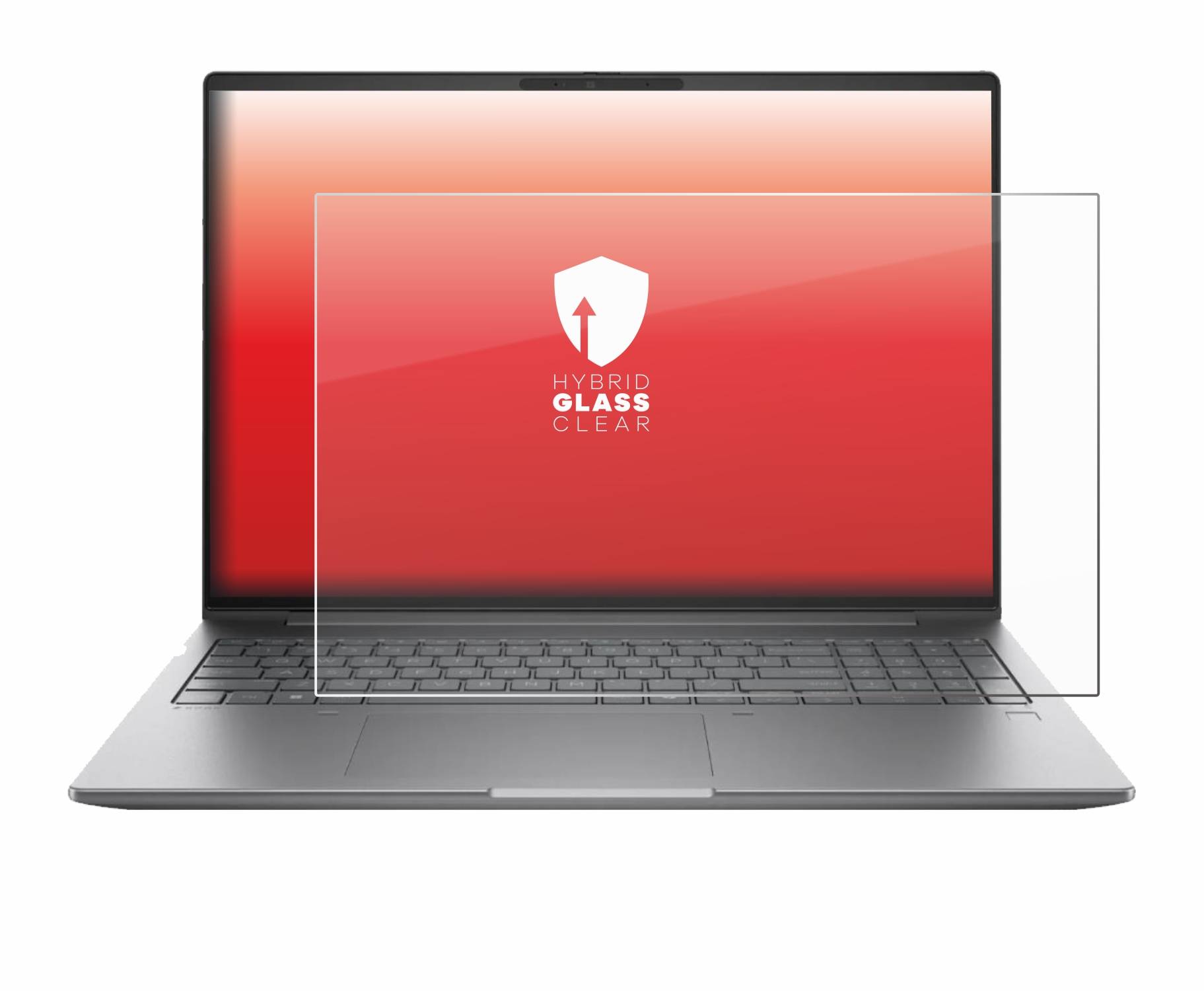 upscreen Hybrid Glas Panzer-Folie für HP ZBook Power 16 G11