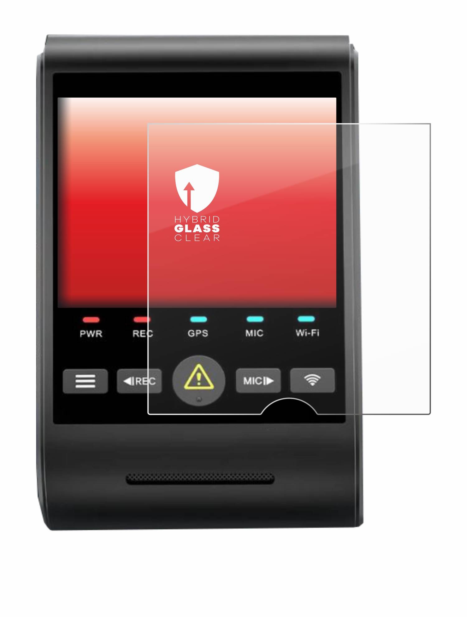 upscreen Hybrid Glas Panzer-Folie für VIOFO A229 PRO