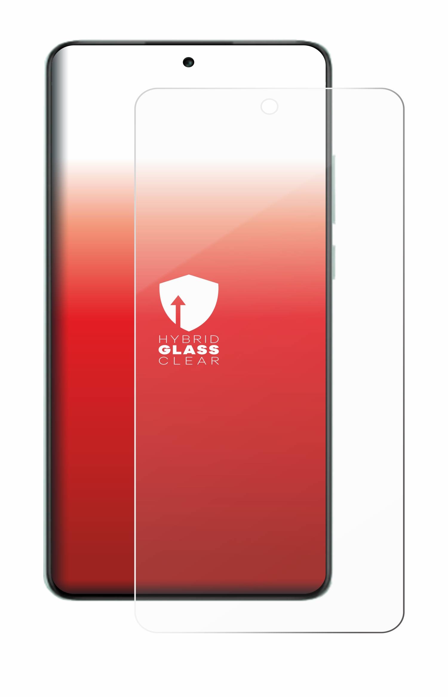 upscreen Hybrid Glas Panzer-Folie für Oppo K12 Plus