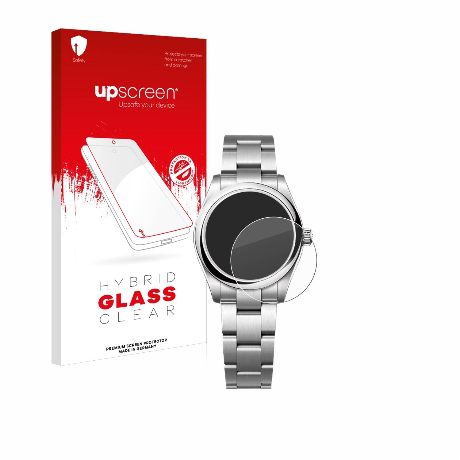 upscreen Hybrid Glas Panzer-Folie für Rolex Oyster Perpetual 31