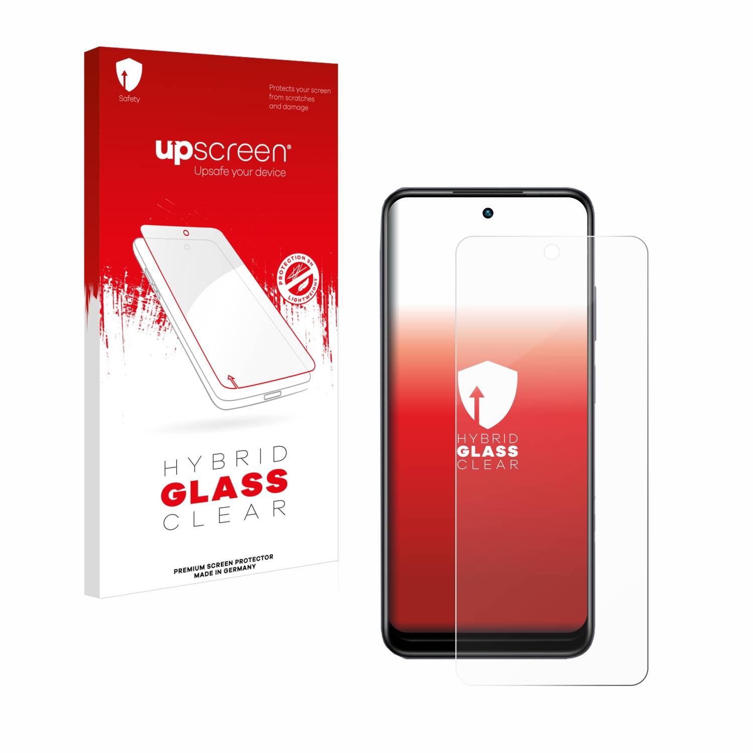 upscreen Hybrid Glas Panzer-Folie für Infinix Hot 30 Play NFC
