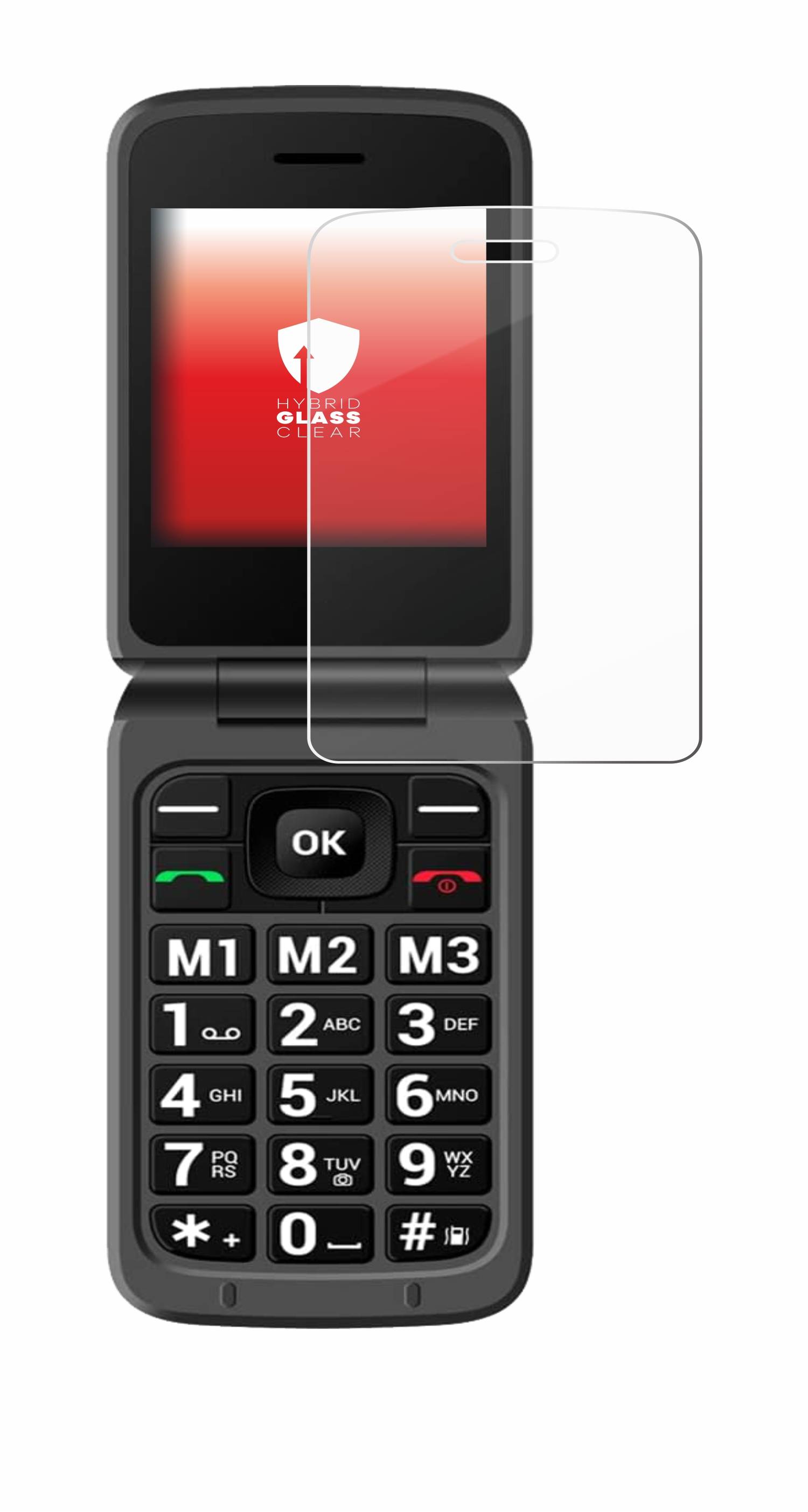 upscreen Hybrid Glas Panzer-Folie für SPC Stella 2