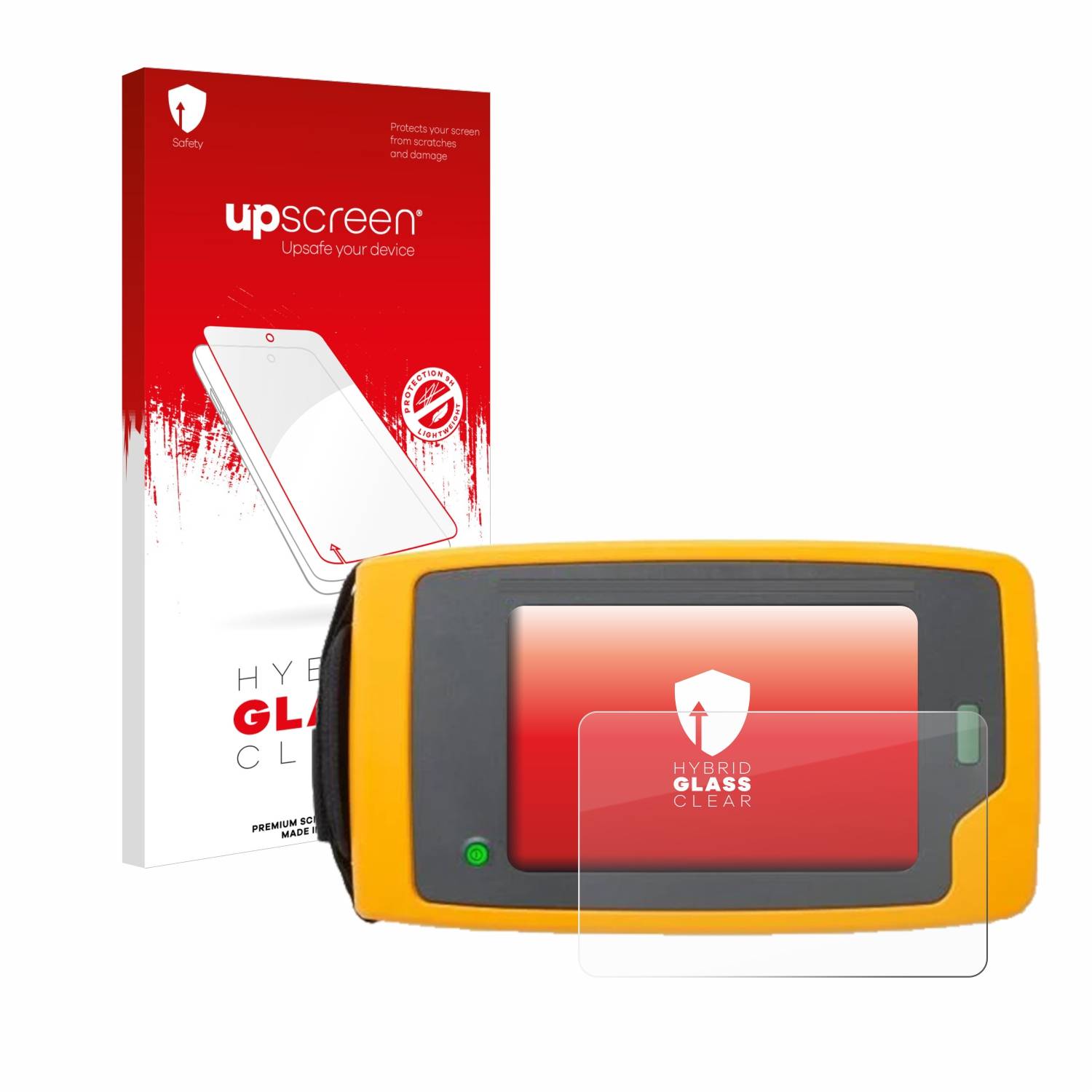 upscreen Hybrid Glas Panzer-Folie für Fluke ii915
