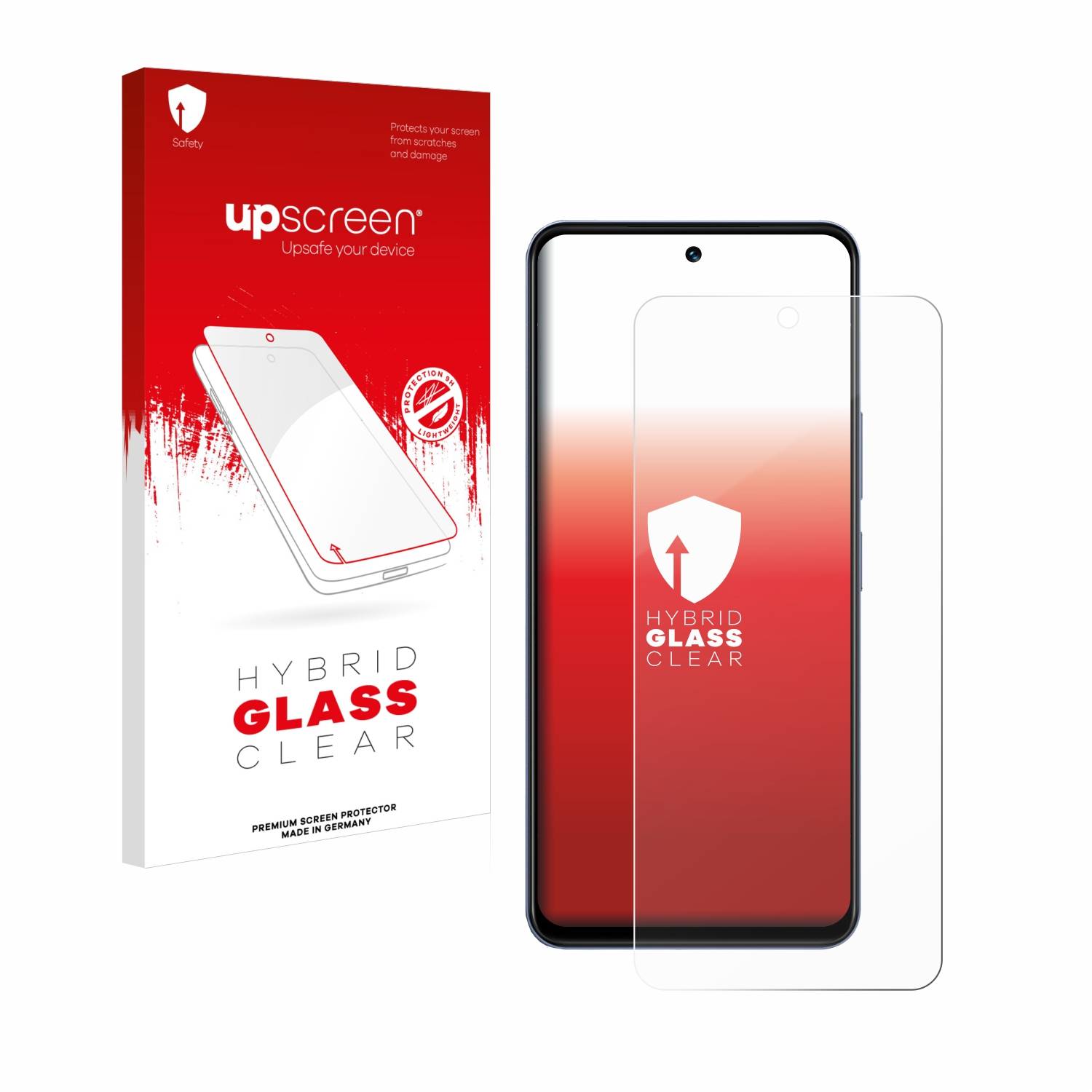 upscreen Hybrid Glas Panzer-Folie für Vivo Y19s