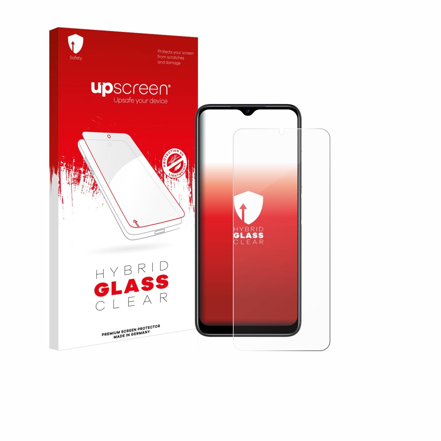 upscreen Hybrid Glas Panzer-Folie für Doogee N50S