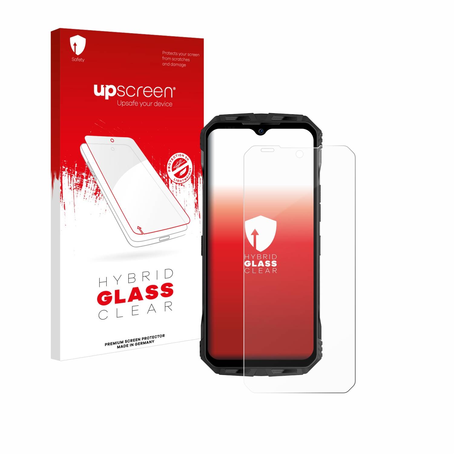 upscreen Hybrid Glas Panzer-Folie für Doogee V Max Plus