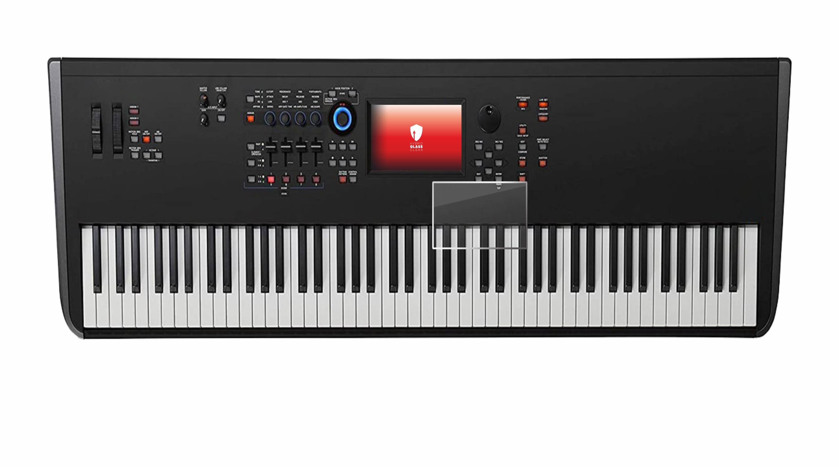 upscreen Hybrid Glas Panzer-Folie für Yamaha MODX8+