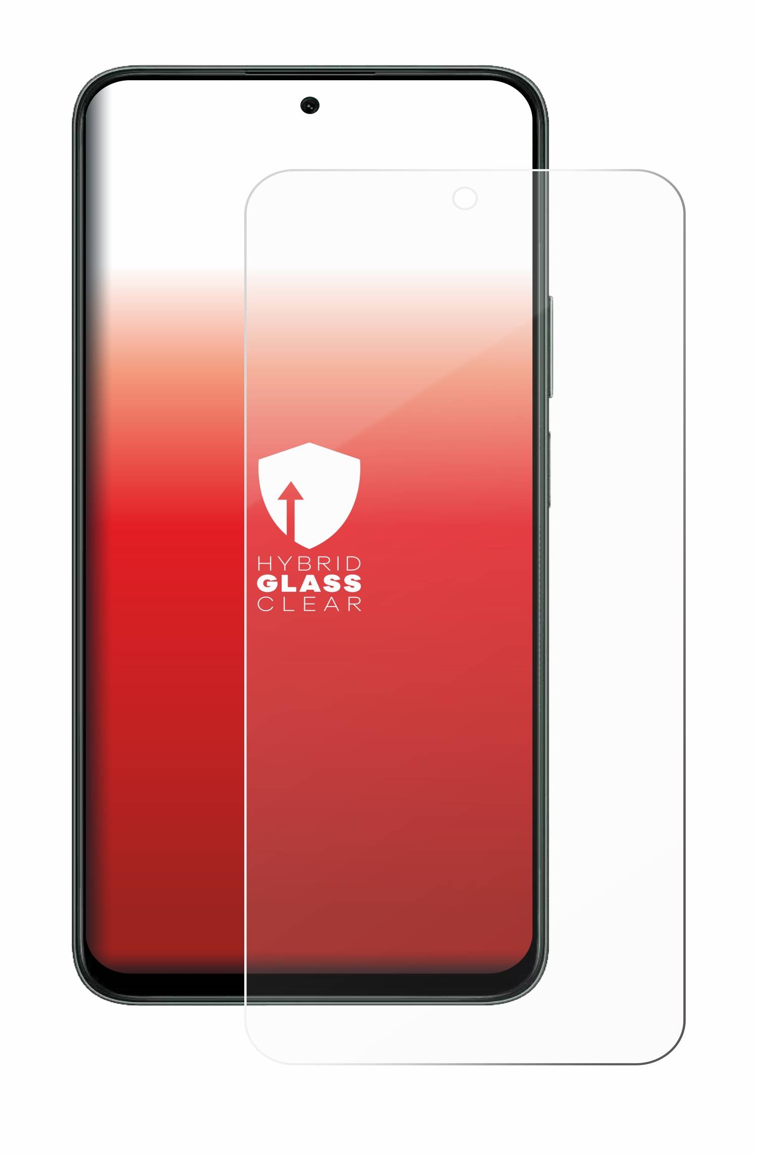 upscreen Hybrid Glas Panzer-Folie für Honor X7c