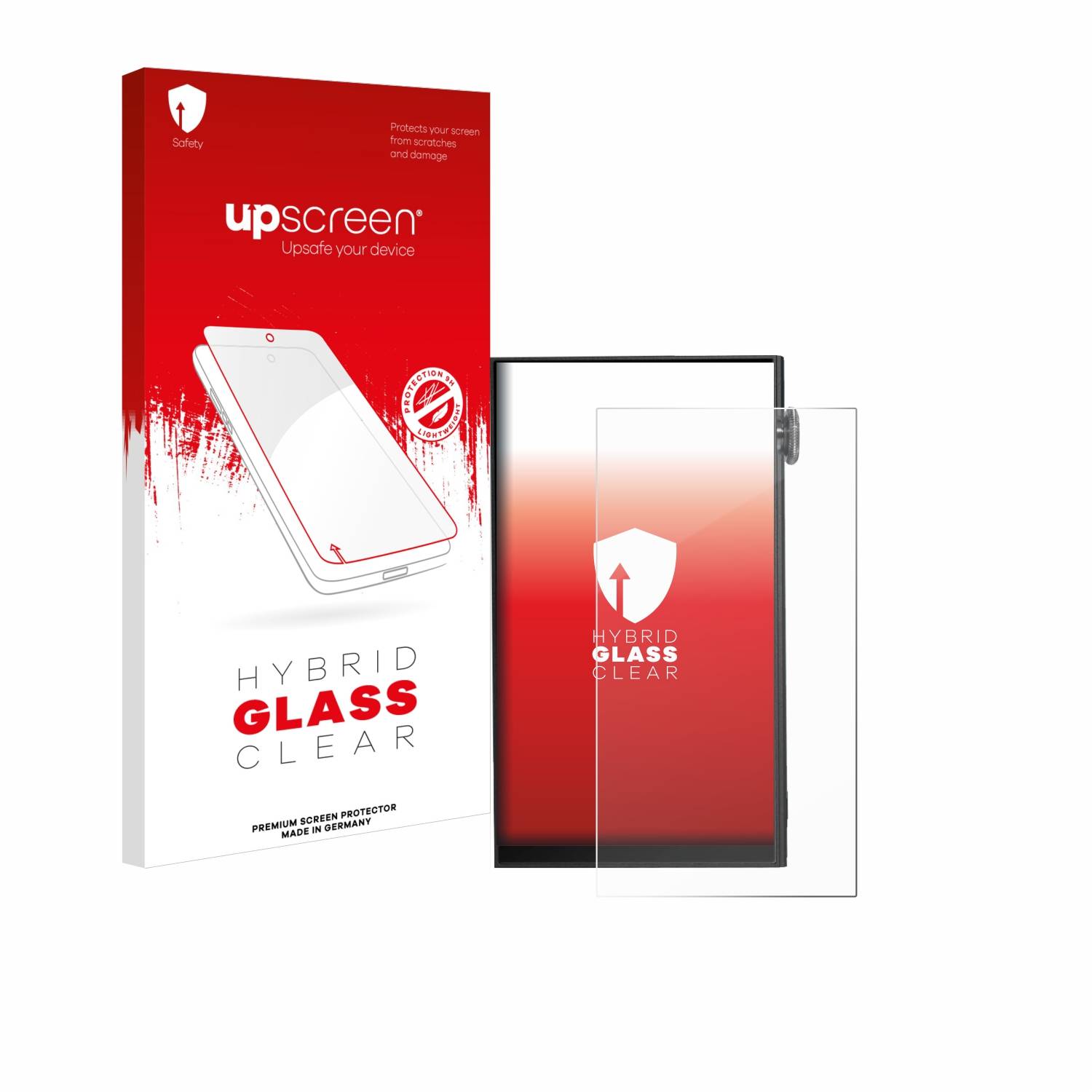 upscreen Hybrid Glas Panzer-Folie für iBasso DX180