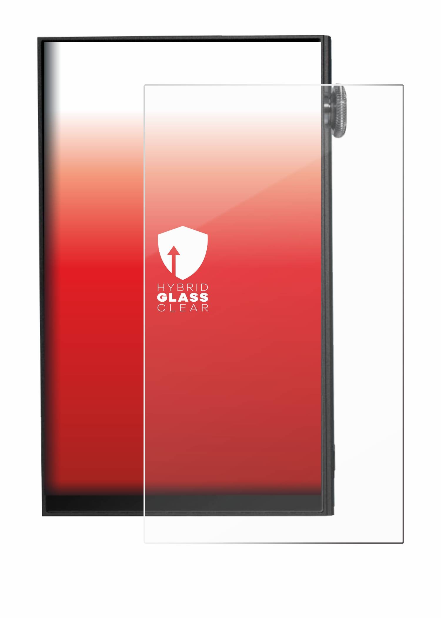 upscreen Hybrid Glas Panzer-Folie für iBasso DX180