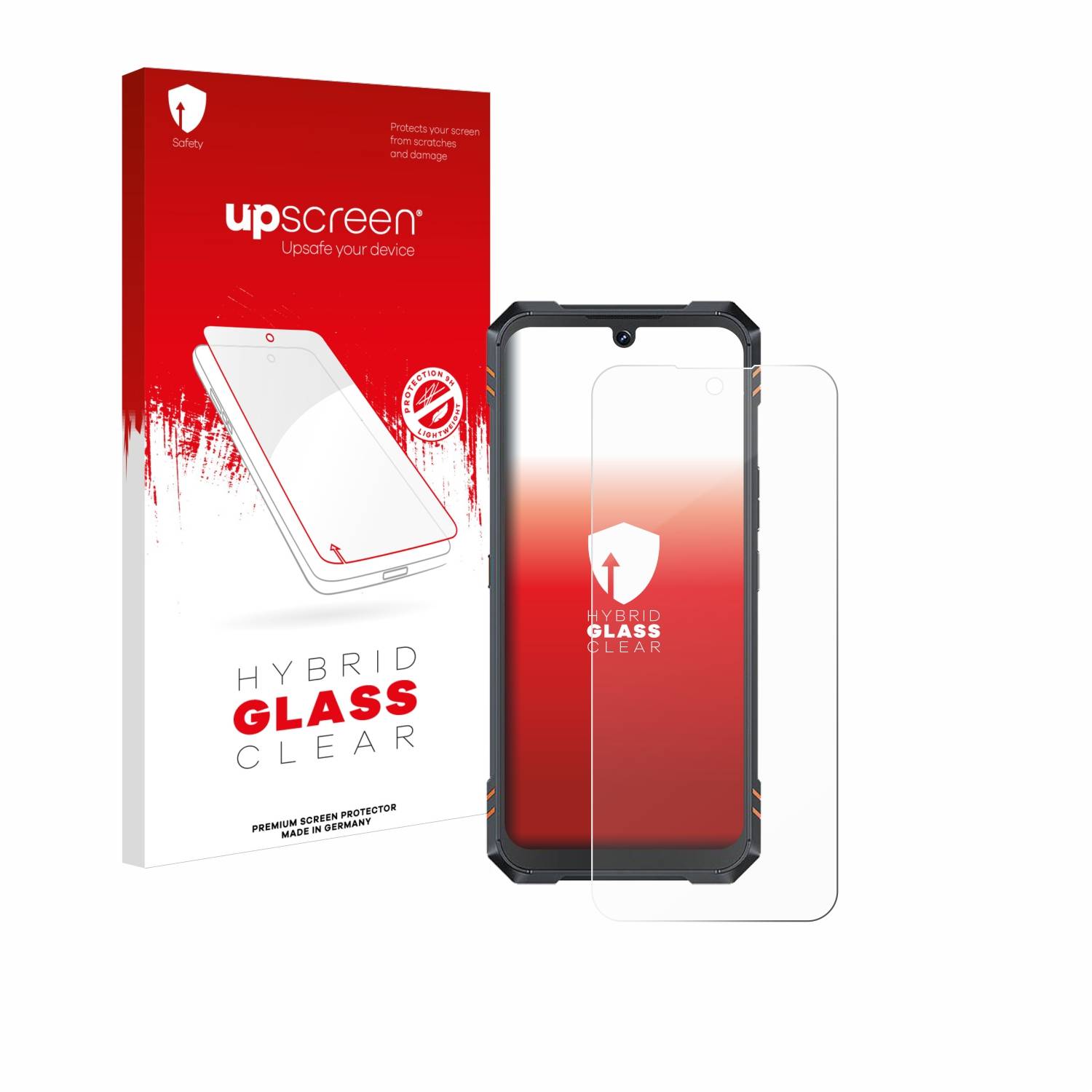 upscreen Hybrid Glas Panzer-Folie für Cubot KingKong Star 2