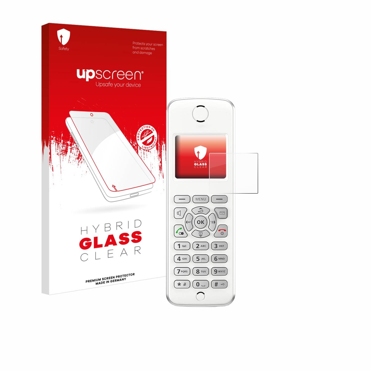 upscreen Hybrid Glas Panzer-Folie für AVM Fritz!Fon M2