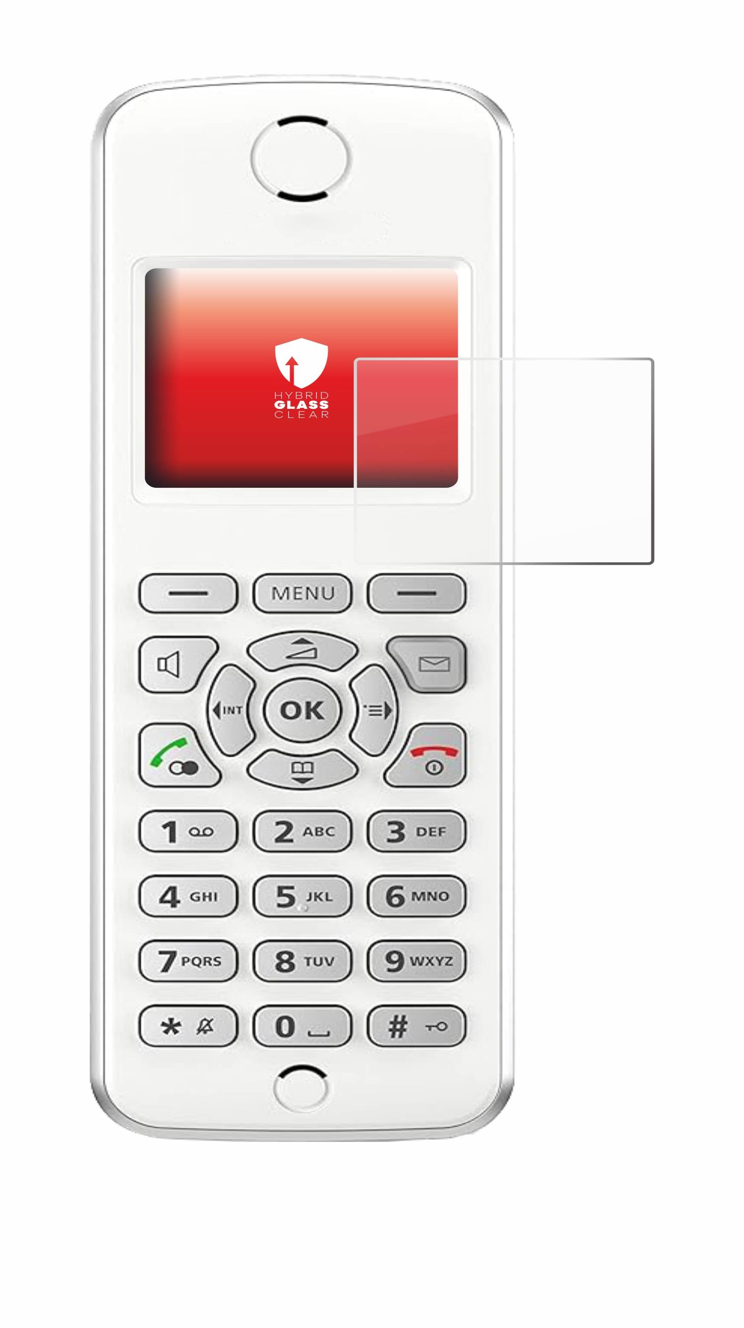 upscreen Hybrid Glas Panzer-Folie für AVM Fritz!Fon M2