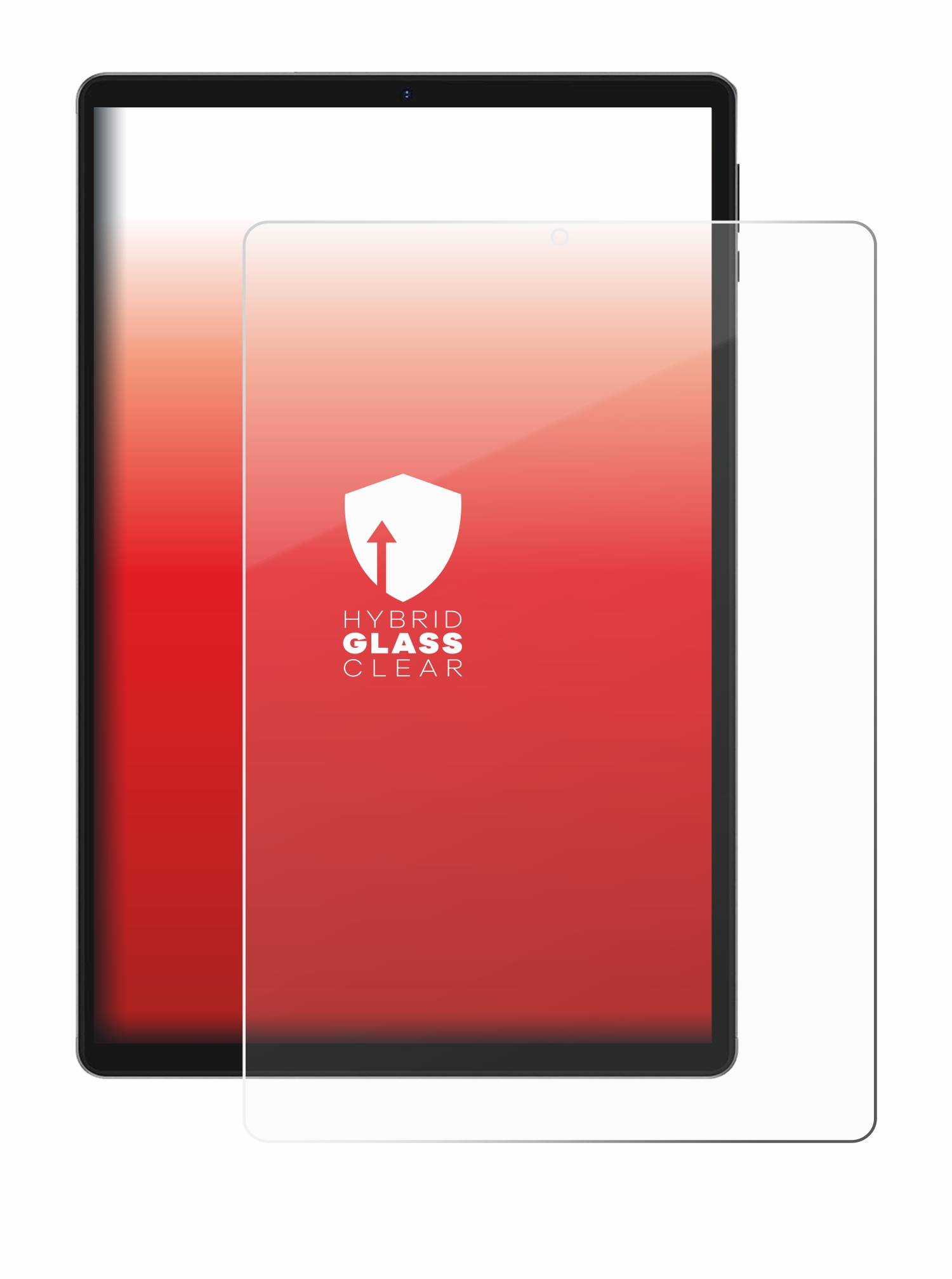 upscreen Hybrid Glas Panzer-Folie für Pixpeak X608 13.3