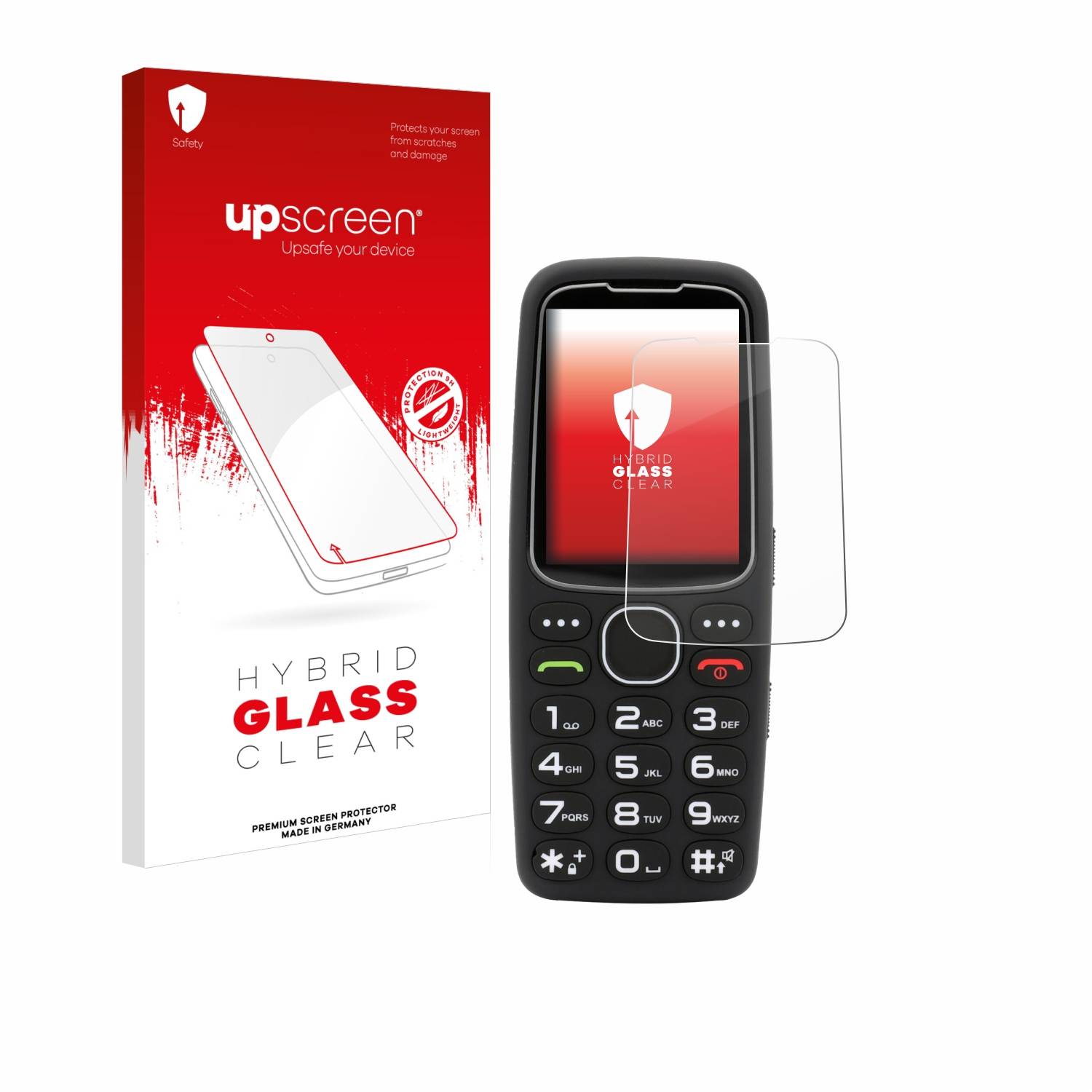 upscreen Hybrid Glas Panzer-Folie für Olympia Star