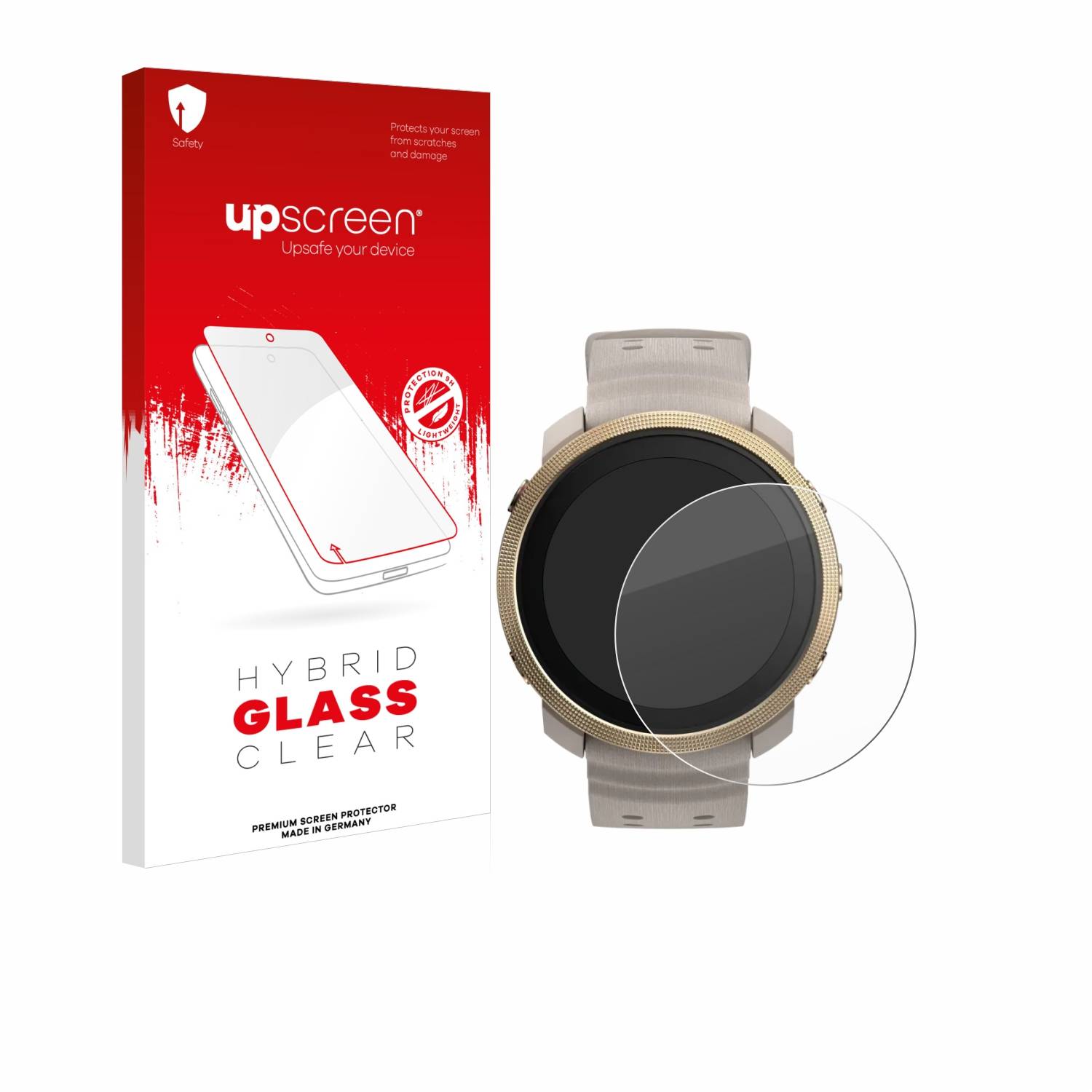 upscreen Hybrid Glas Panzer-Folie für Polar Vantage M3