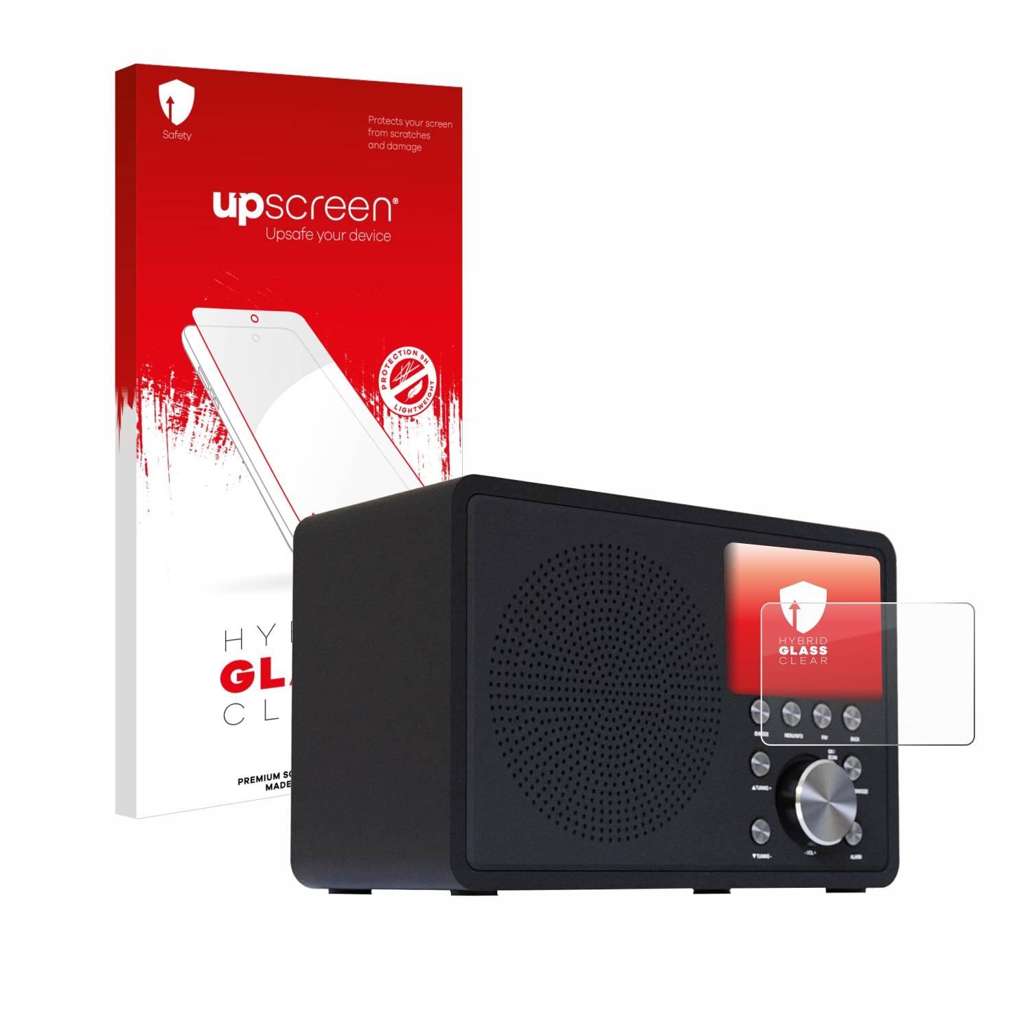 upscreen Hybrid Glas Panzer-Folie für Majority Touro