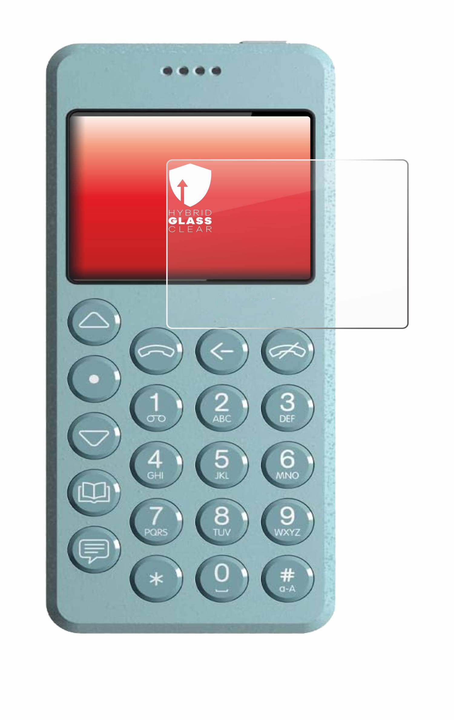 upscreen Hybrid Glas Panzer-Folie für Punkt MP02