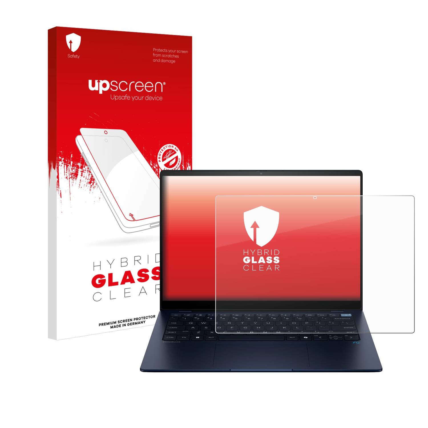 upscreen Hybrid Glas Panzer-Folie für HP EliteBook Ultra 14 G1q