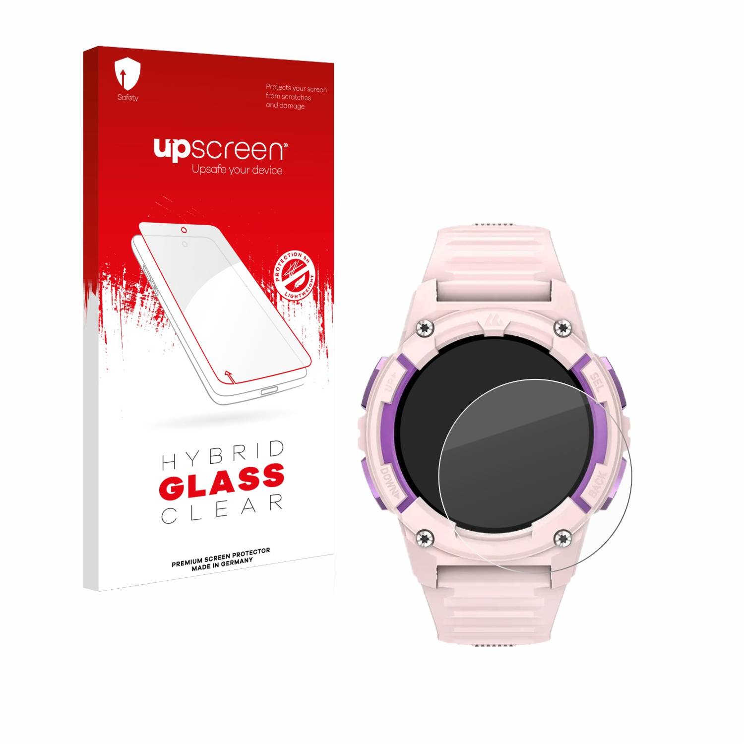 upscreen Hybrid Glas Panzer-Folie für Kospet Tank S2
