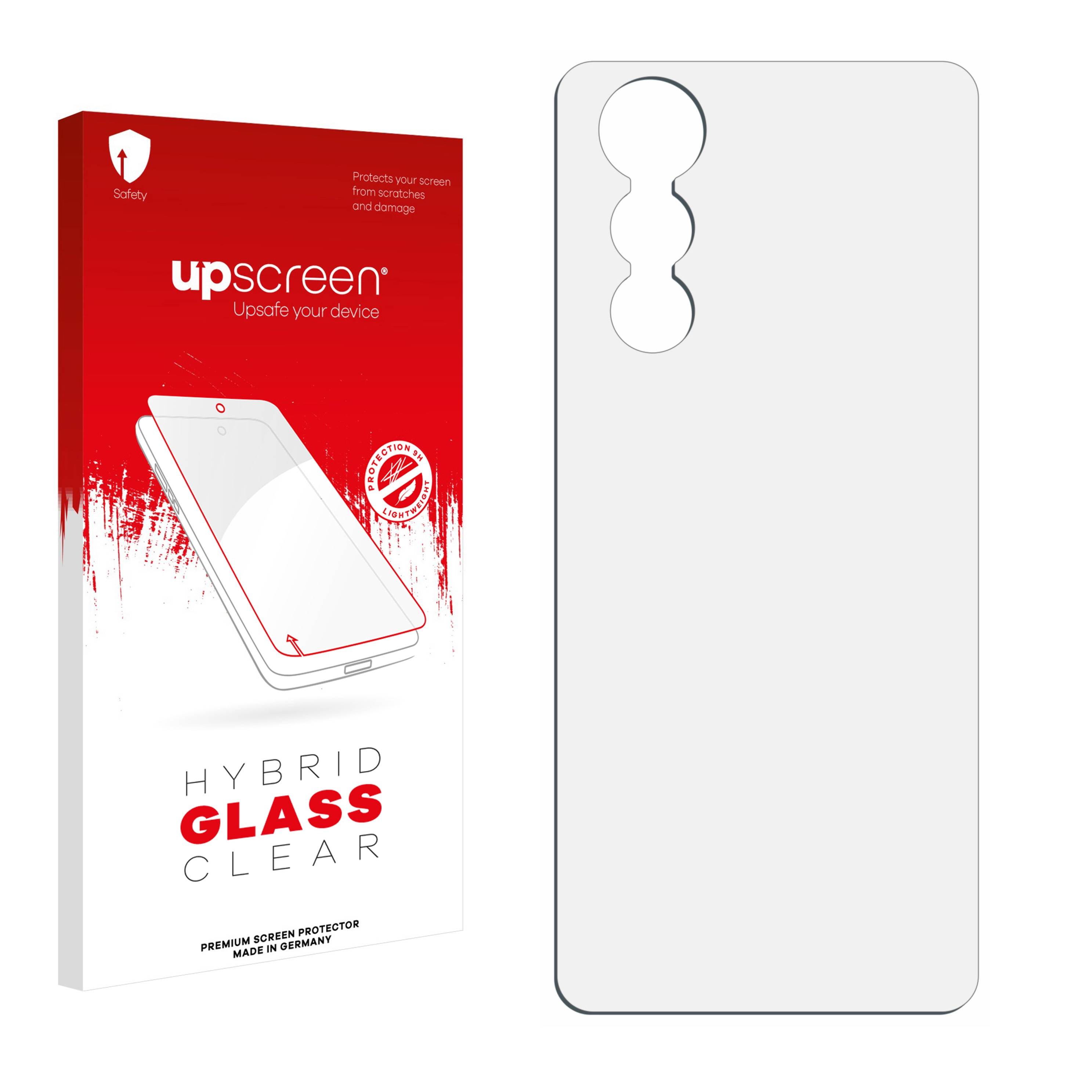 upscreen Hybrid Glas Panzer-Folie für Cubot Max 5 (Rückseite)