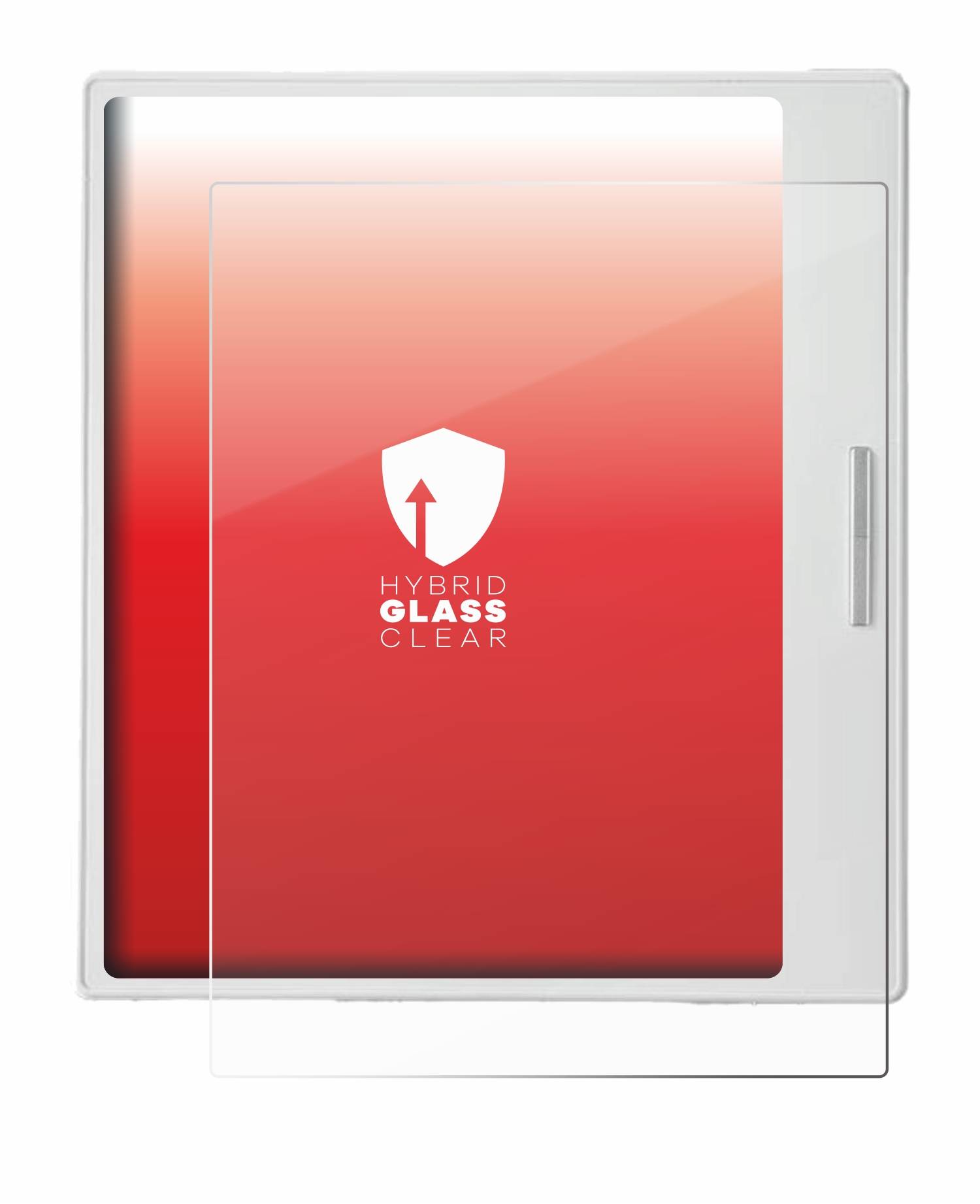 upscreen Hybrid Glas Panzer-Folie für Onyx Boox Go Color 7 White Edition