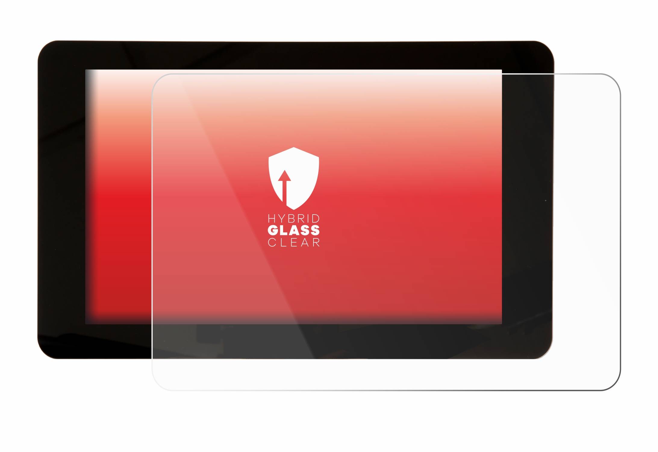 upscreen Hybrid Glas Panzer-Folie für Raspberry Pi Touchscreen 2 (7)