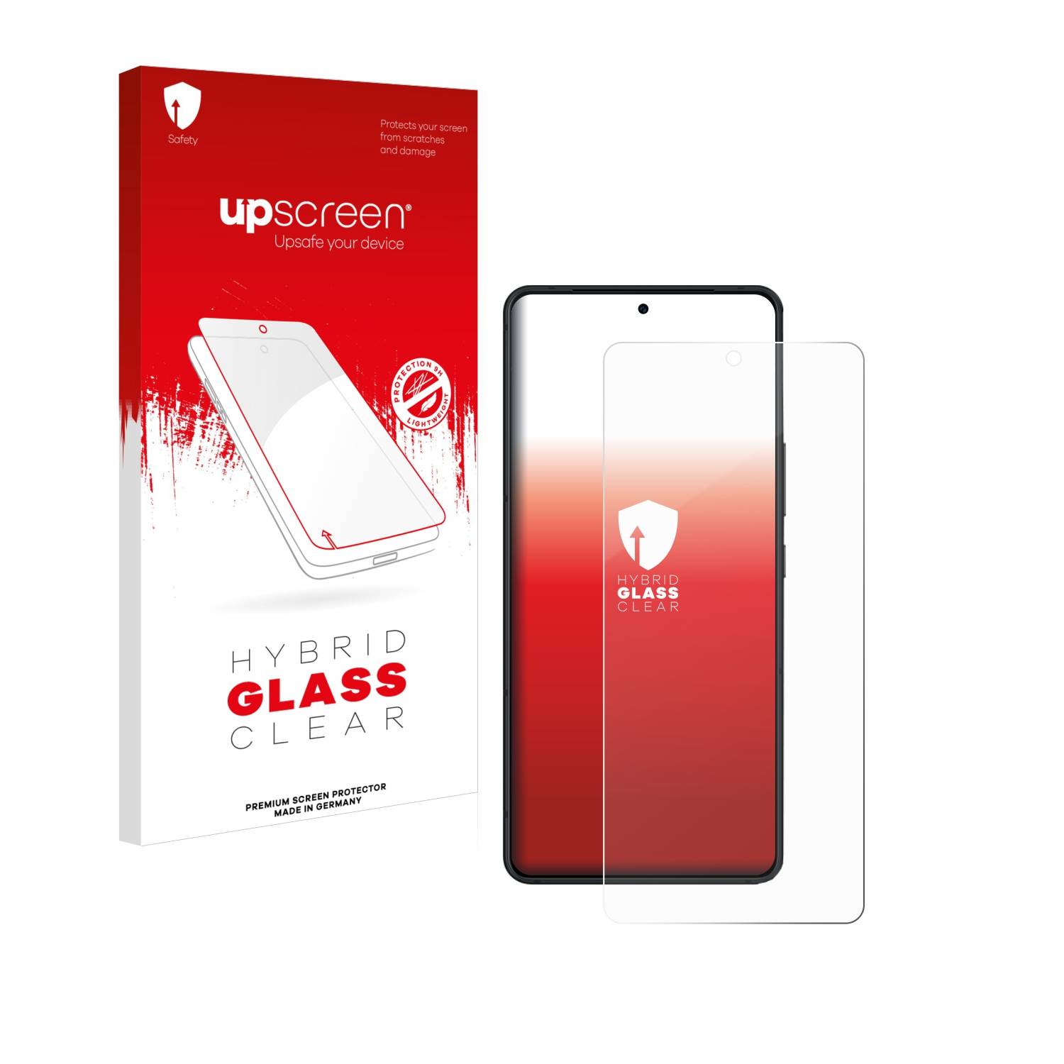 upscreen Hybrid Glas Panzer-Folie für ASUS ROG Phone 8 Pro Edition