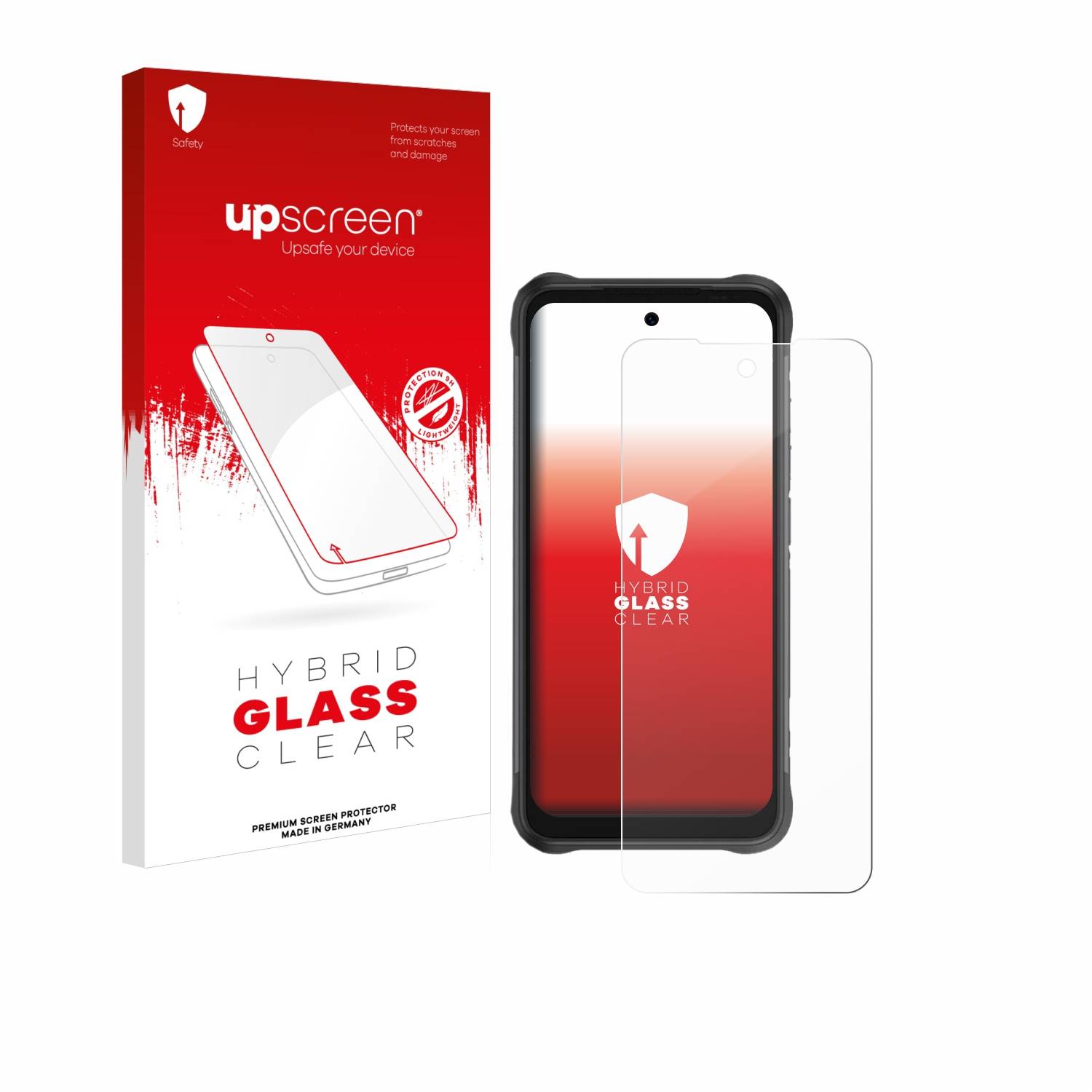 upscreen Hybrid Glas Panzer-Folie für Umidigi Bison GT2 Pro 4G