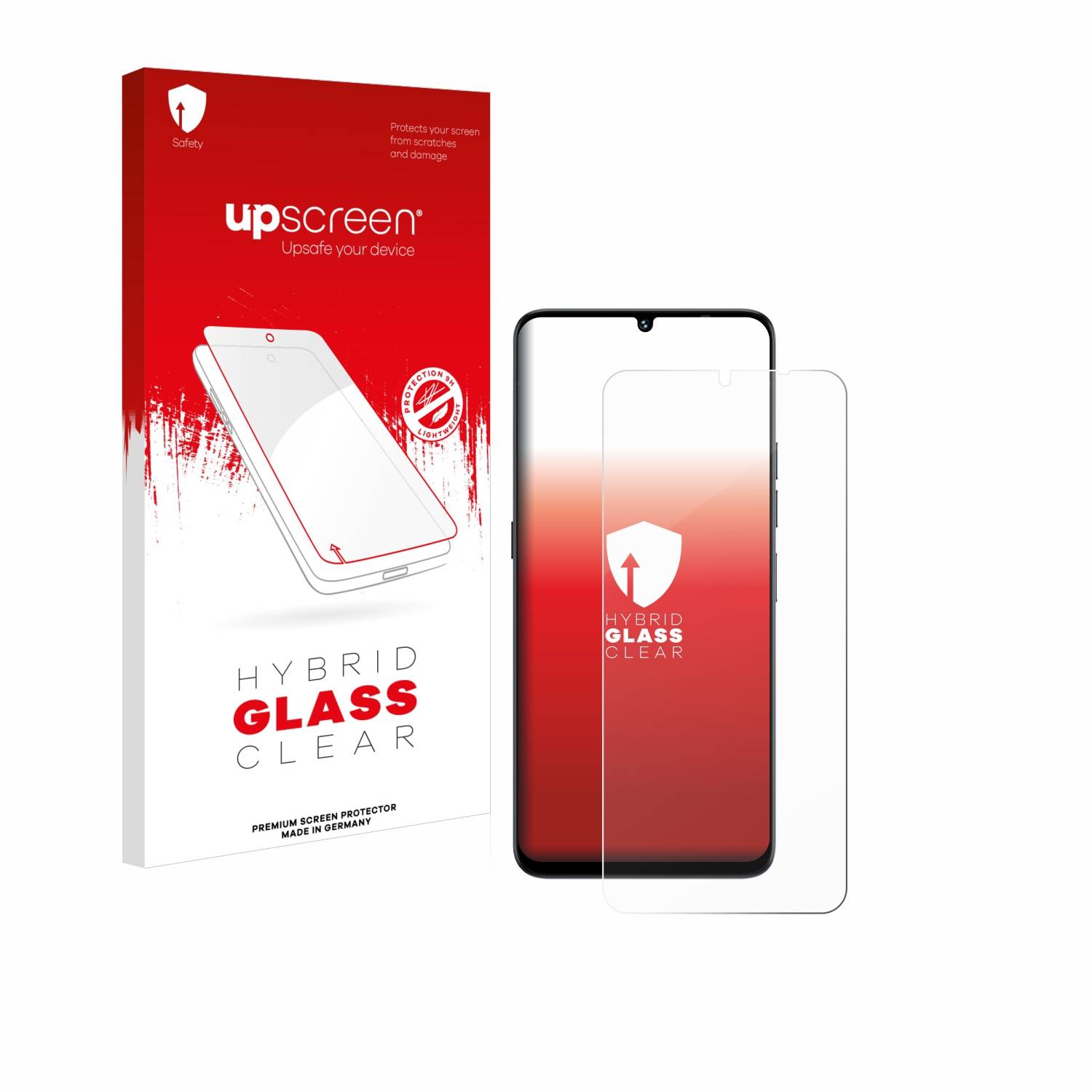 upscreen Hybrid Glas Panzer-Folie für Umidigi G9 A