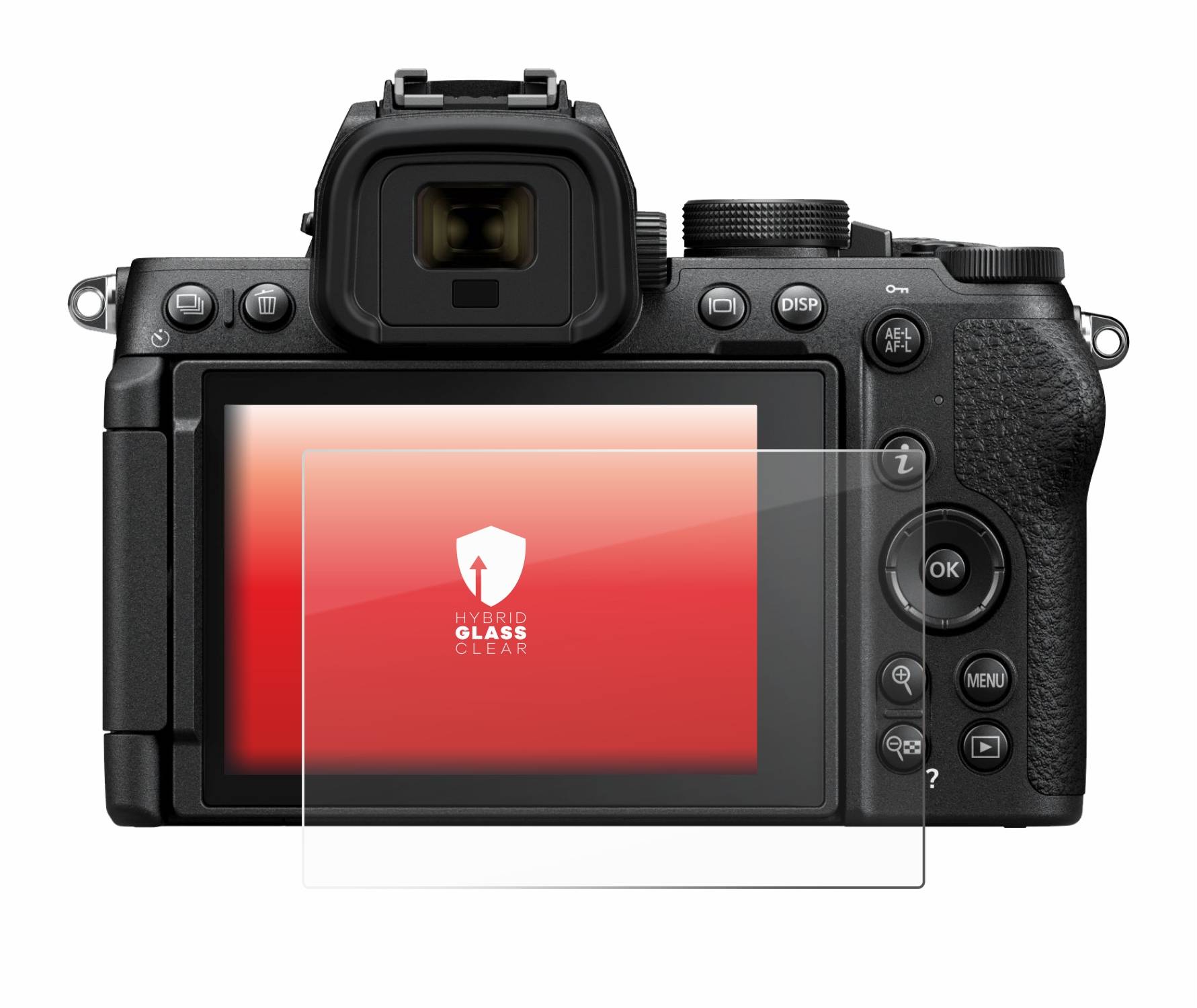 upscreen Hybrid Glas Panzer-Folie für Nikon Z50 II