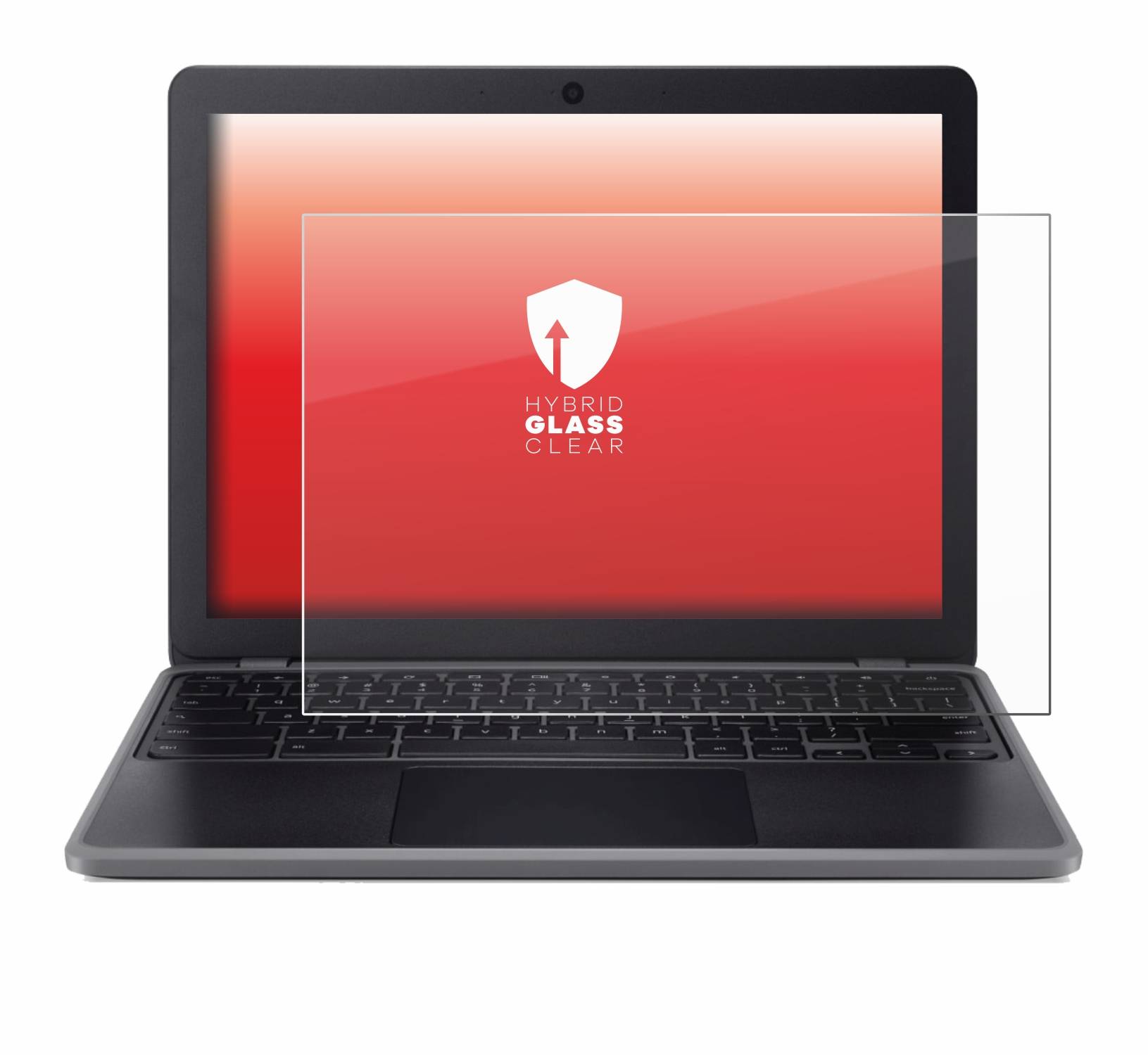 upscreen Hybrid Glas Panzer-Folie für Acer Chromebook 512 (C852/C852T)