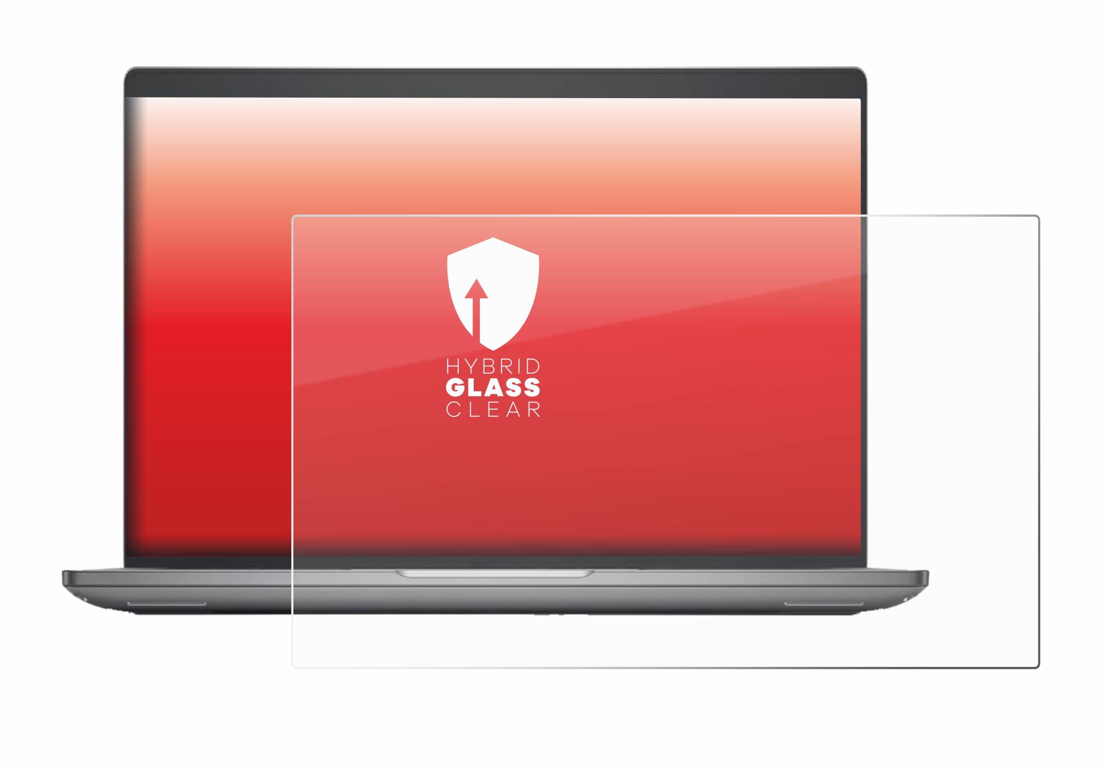 upscreen Hybrid Glas Panzer-Folie für Dell Precision 3591 Workstation