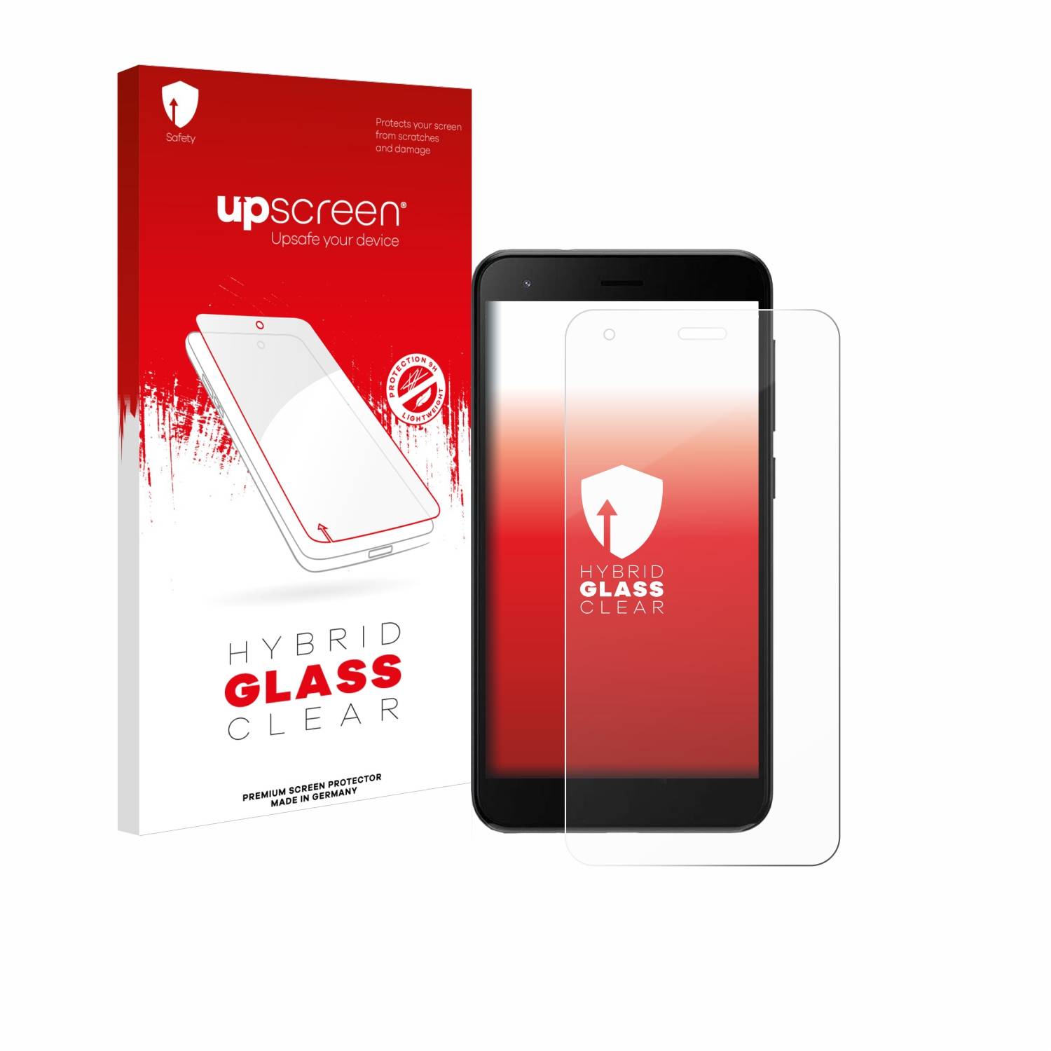 upscreen Hybrid Glas Panzer-Folie für ZTE Blade A35 lite