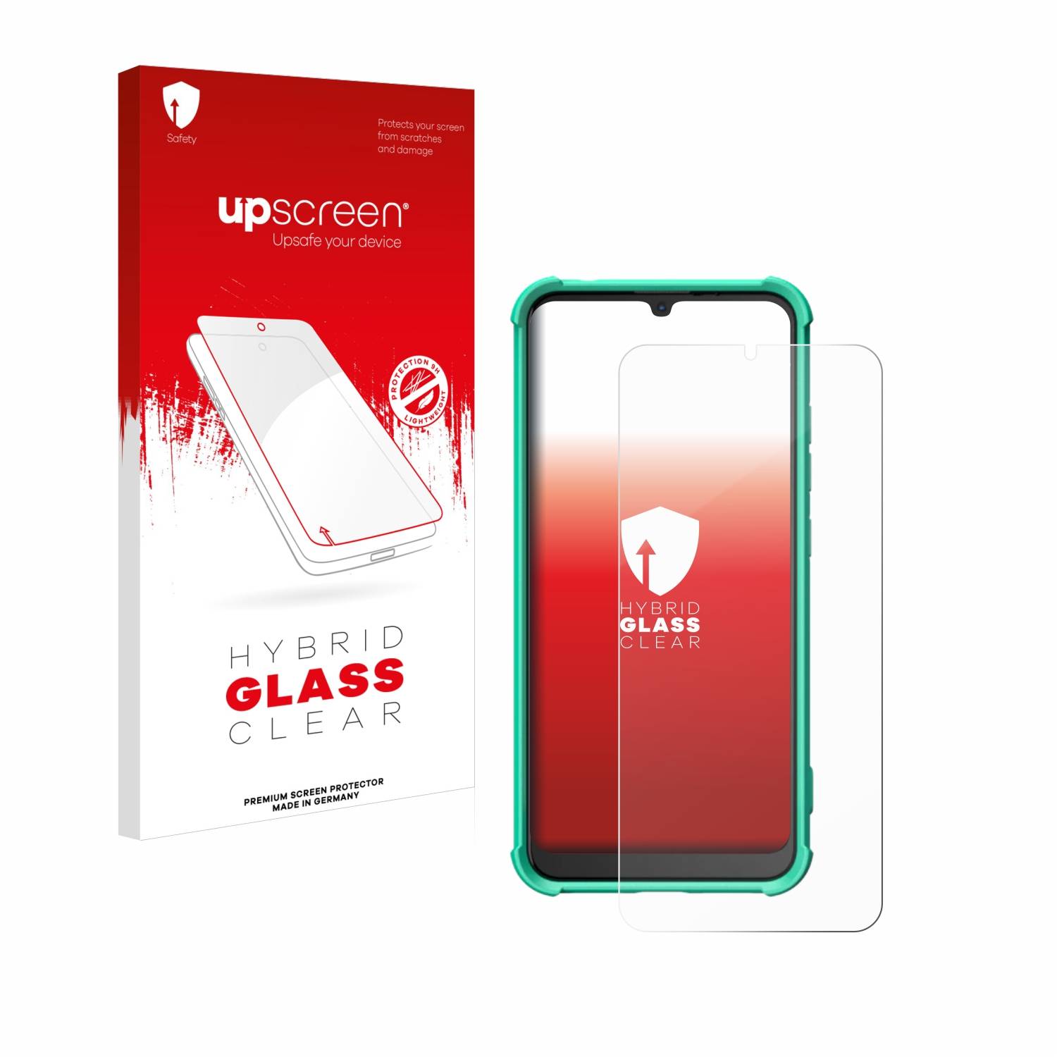 upscreen Hybrid Glas Panzer-Folie für Teracube Thrive