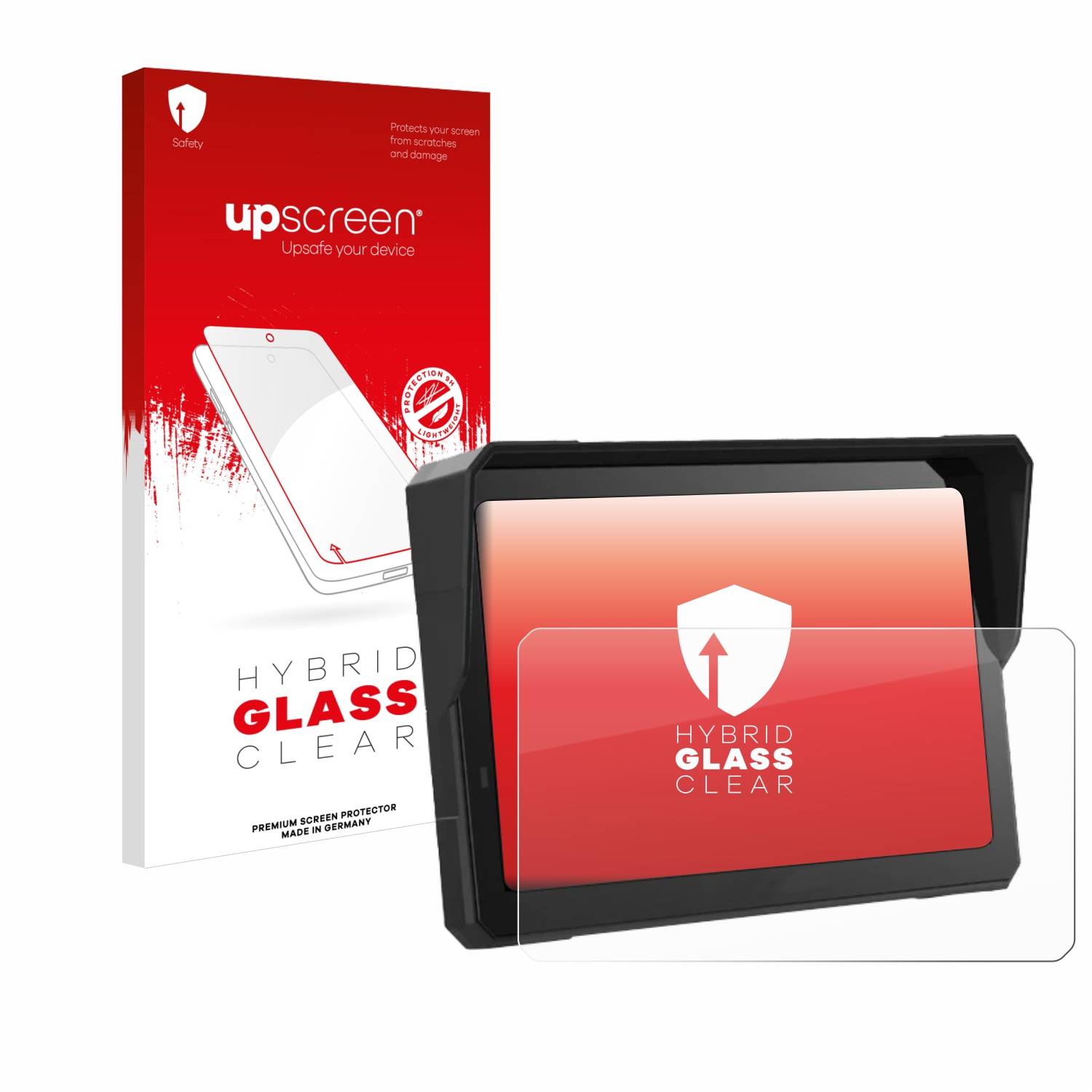 upscreen Hybrid Glas Panzer-Folie für Carpuride W702 Pro 7
