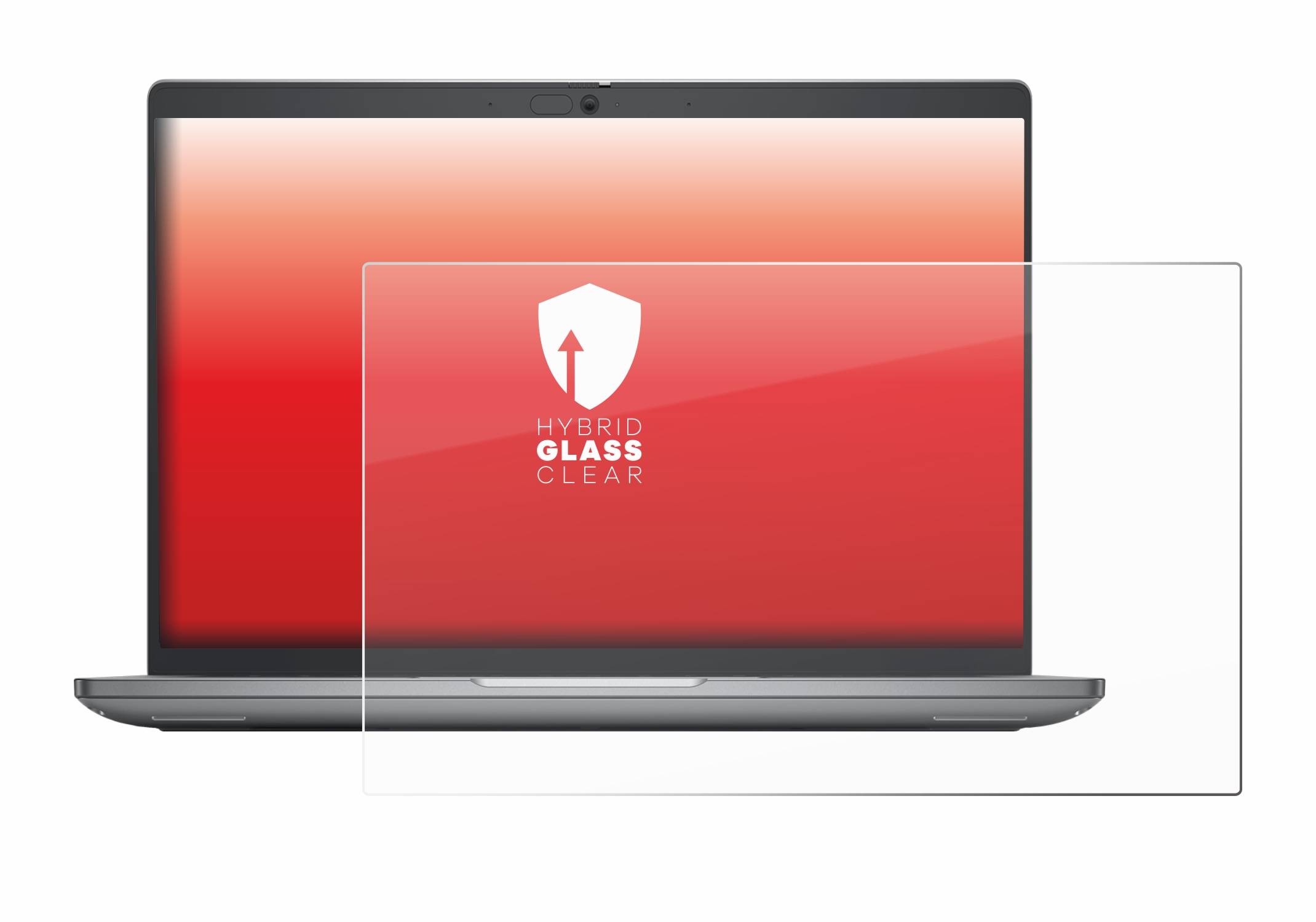 upscreen Hybrid Glas Panzer-Folie für Dell Latitude 5450 Laptop 14