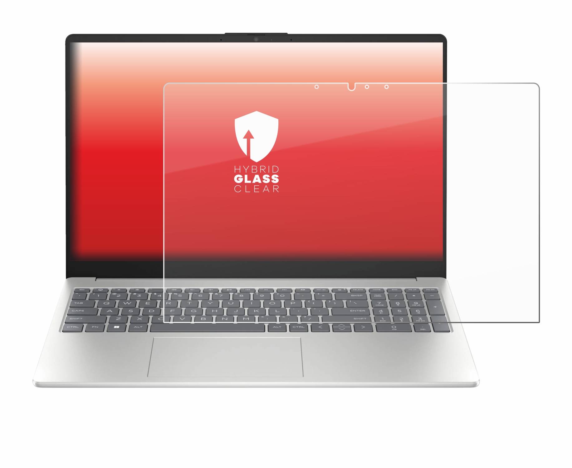 upscreen Hybrid Glas Panzer-Folie für HP 15-fc 2024