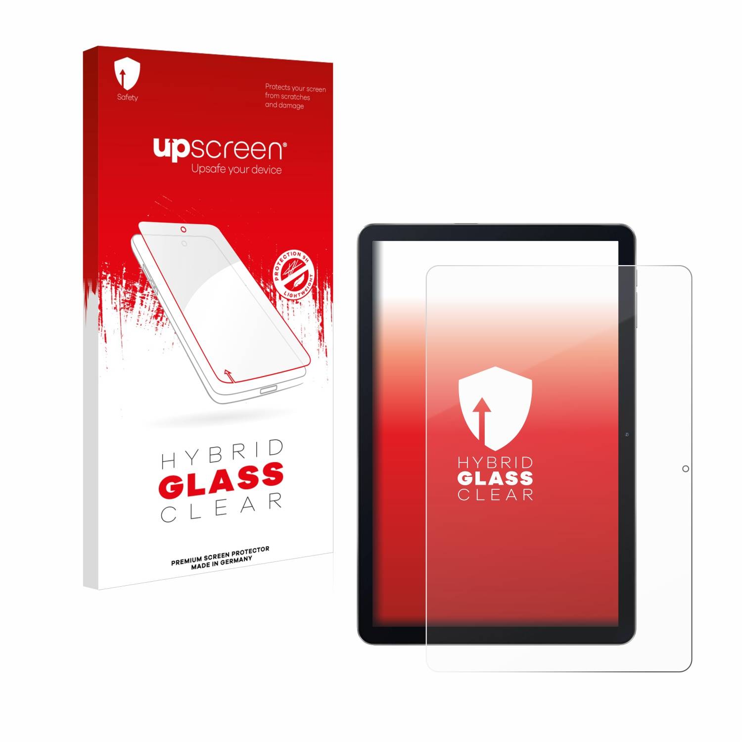 upscreen Hybrid Glas Panzer-Folie für Blackview Oscal Pad 50